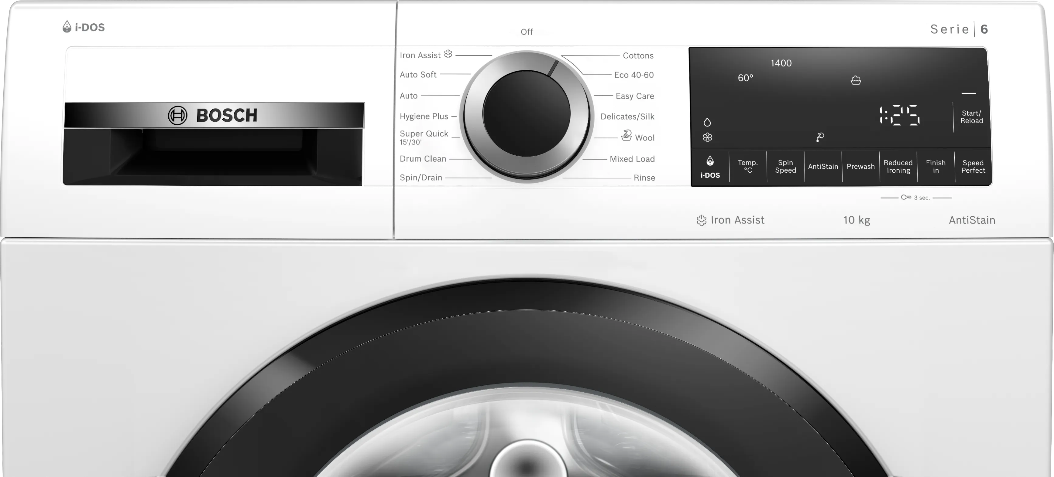 BOSCH WGG254F0GB Series 6 Washing machine, front loader 10 kg 1400 rpm