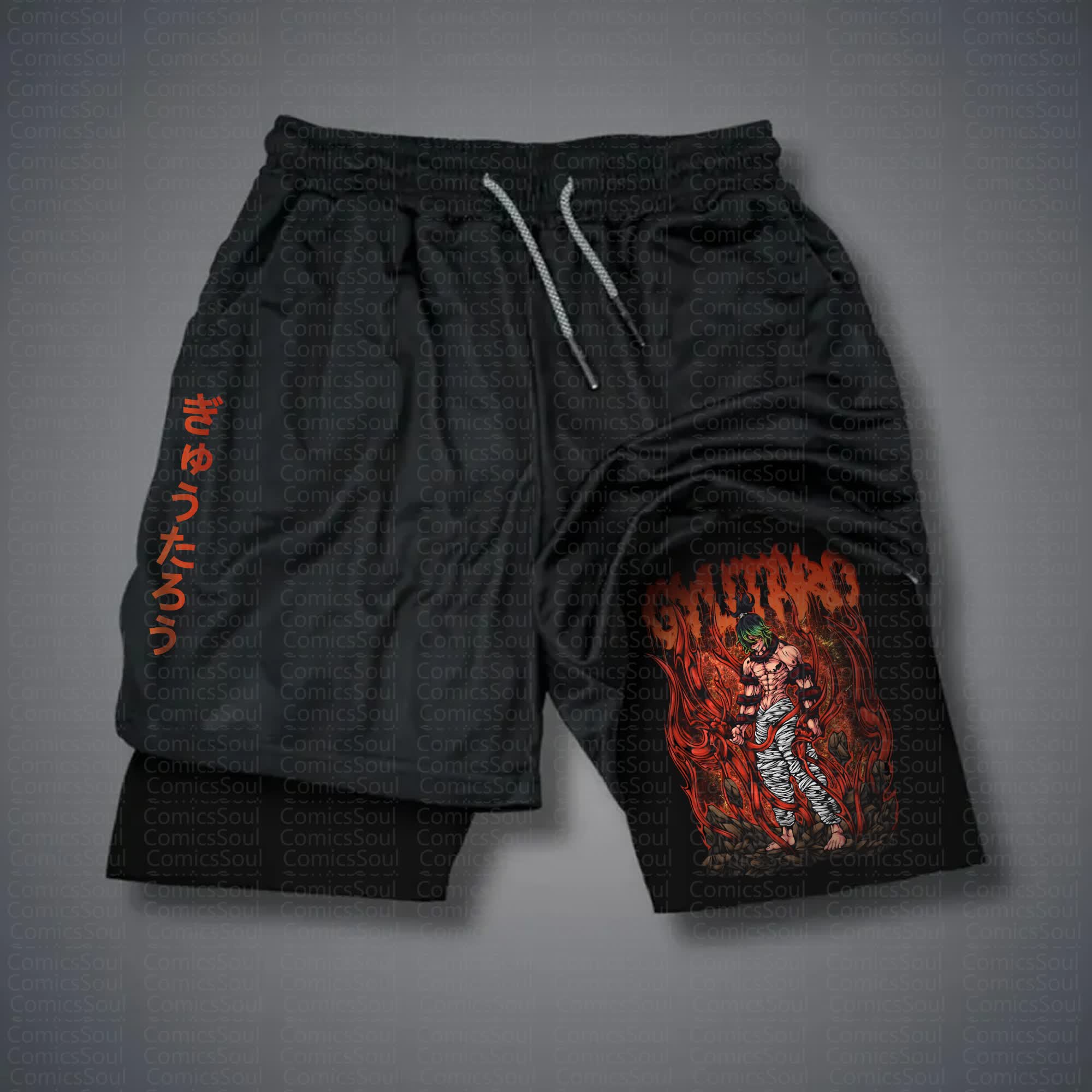 Unisex Casual Anime Streetwear Shorts 丨Comicssoul