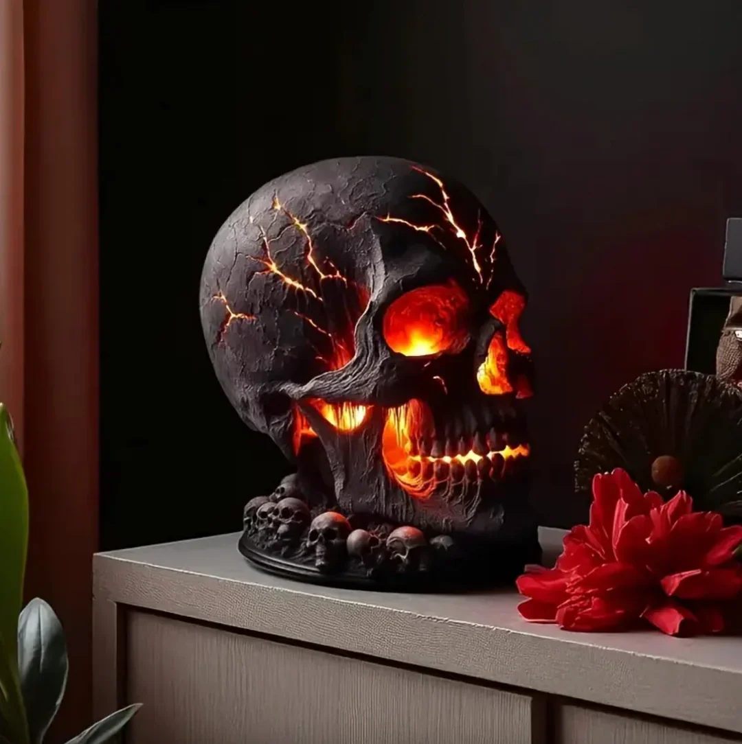 Inferno™ – Molten Skull Lava Lamp - Image 2 Inferno™ – Molten Skull Lava Lamp - Image 2