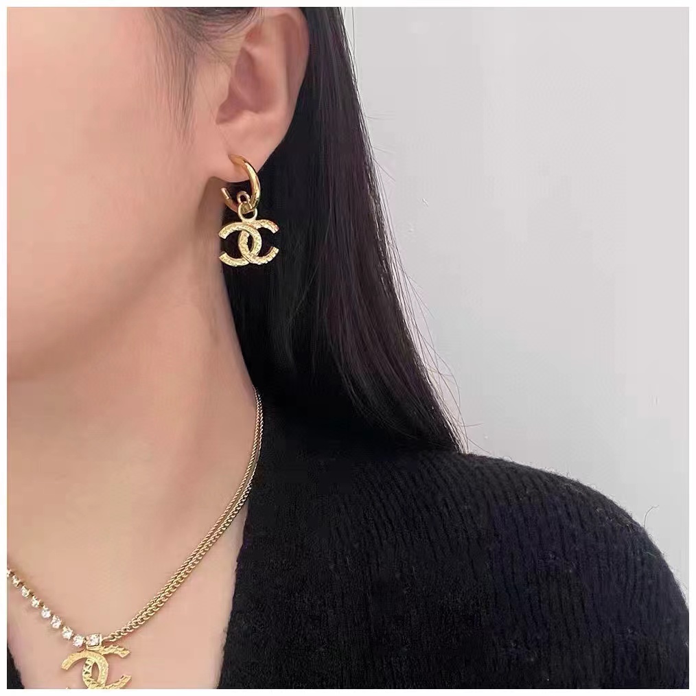 Chanel Golden Double C Earrings - Original Replica Club