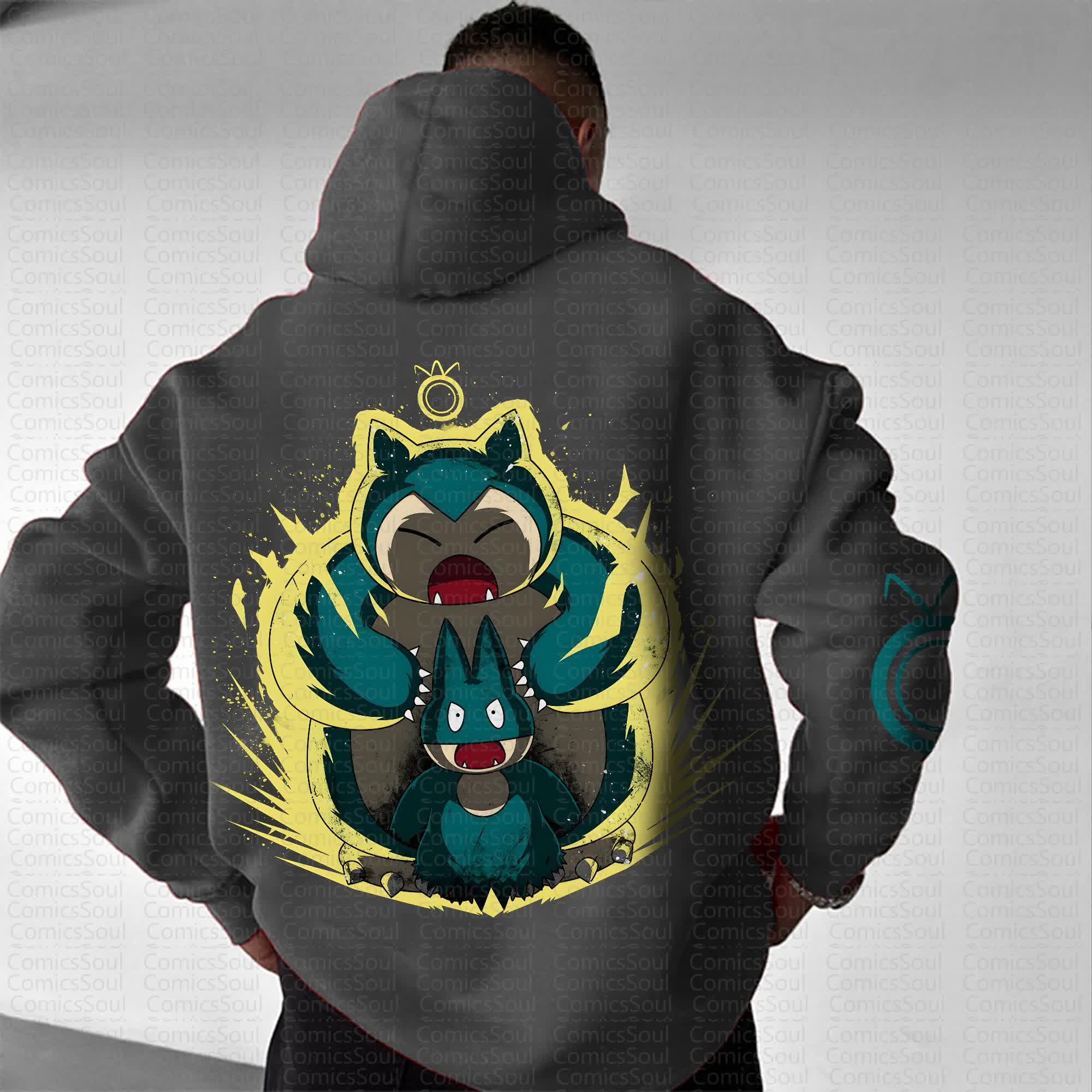 Unisex Anime Graphic Streetwear Vintage Hoodie丨Comicssoul