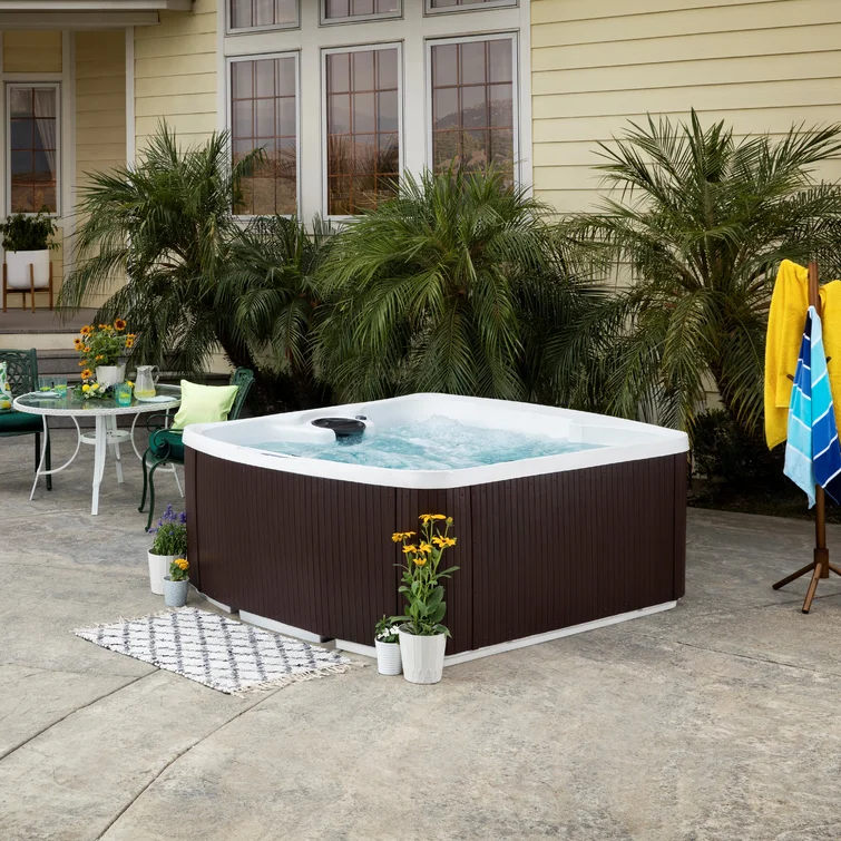 WAYFAIR Lifesmart Spas Leganza 6 - Person 90 - Jet Rectangular Hot Tub With Ozonator