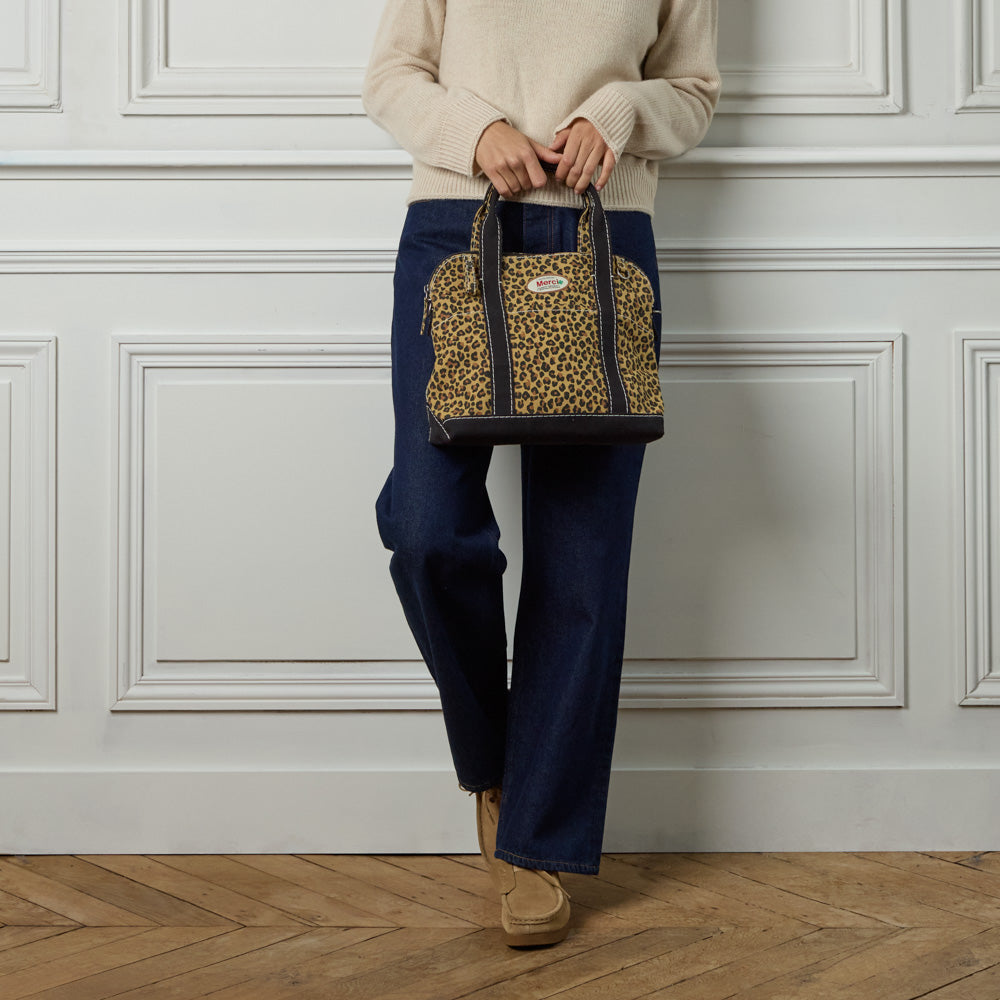 Merci - Paris Bag - Leopard & Noir