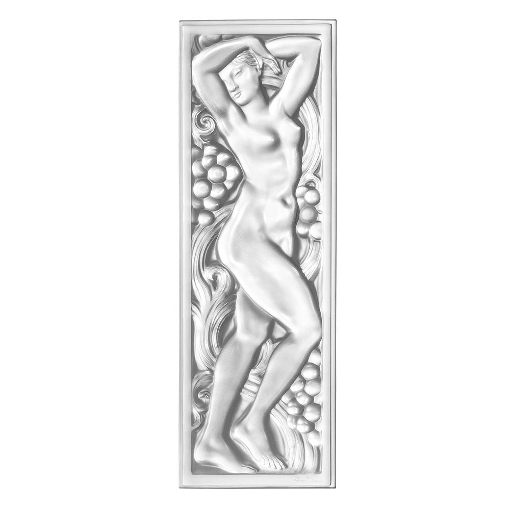 PANNEAU DÉCORATIF FEMME BRAS LEVÉS - CRISTAL INCOLORE