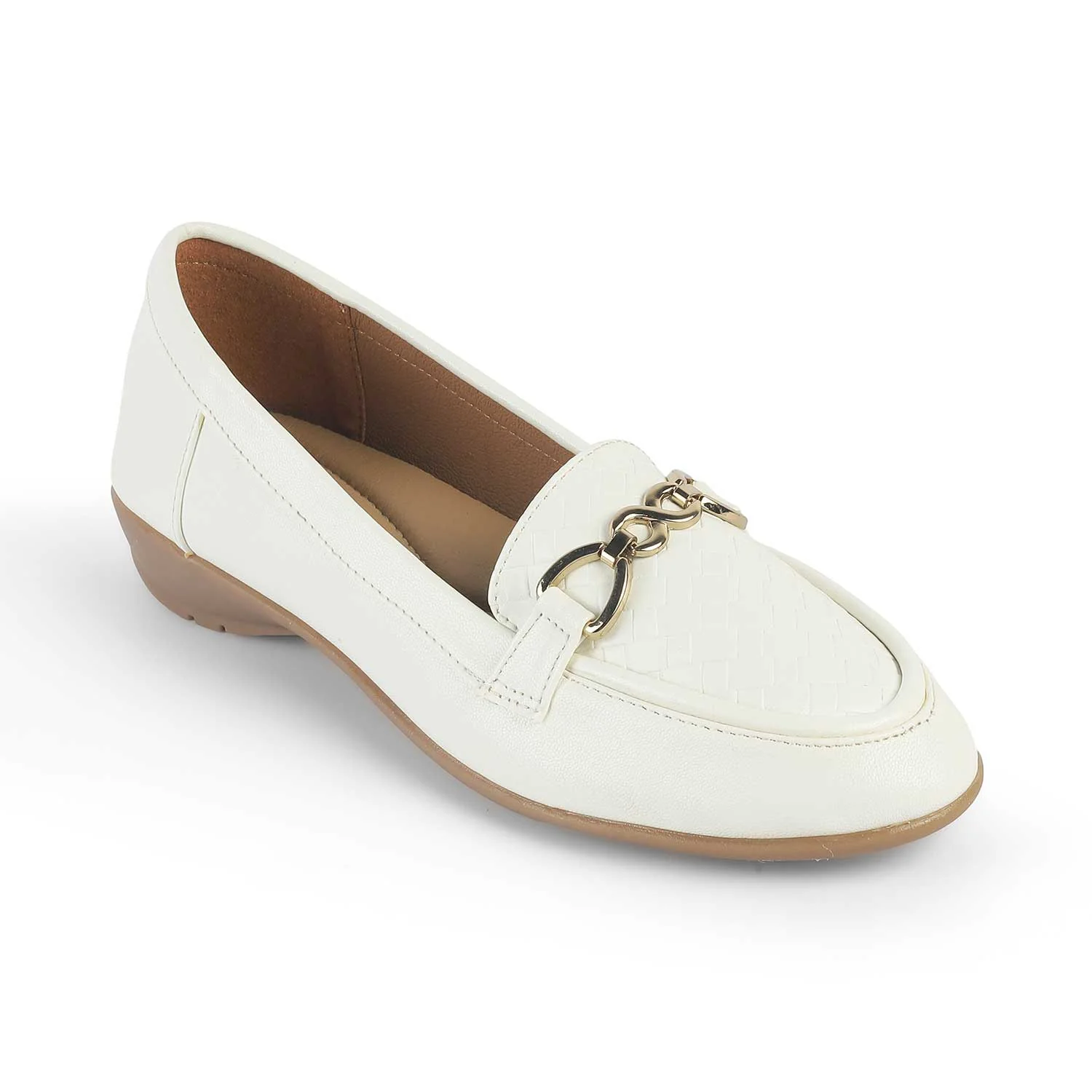 Moro White Women's Casual Loafers