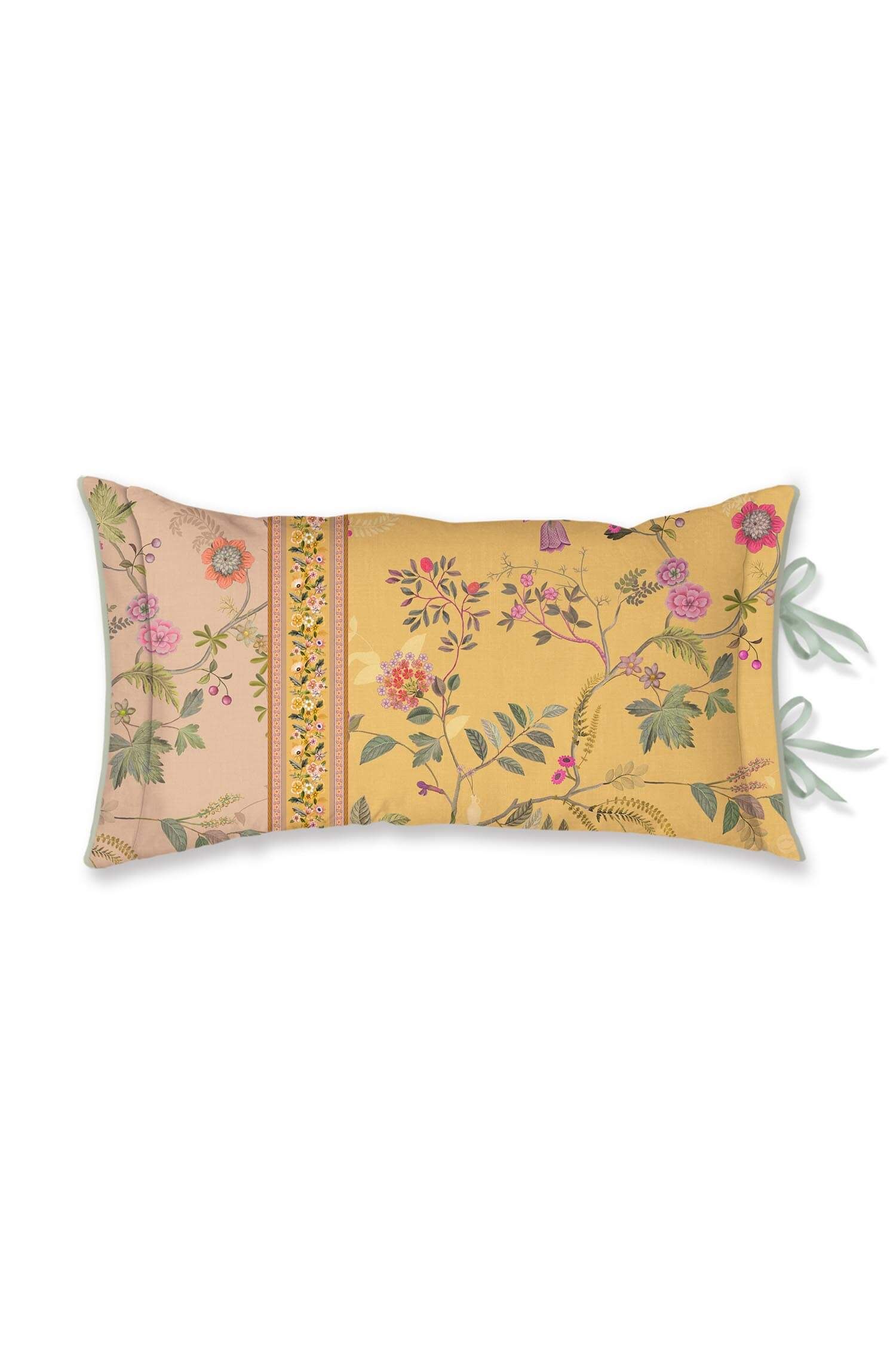 Cushion Bodhi Flower Yellow