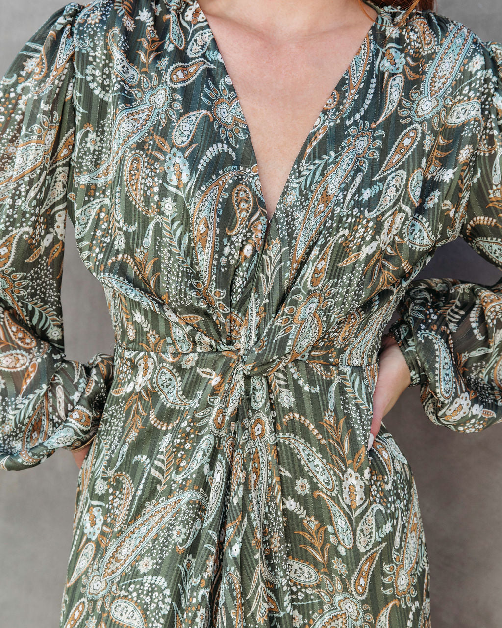 Olivera Paisley Maxi Dress - Se7enfashion