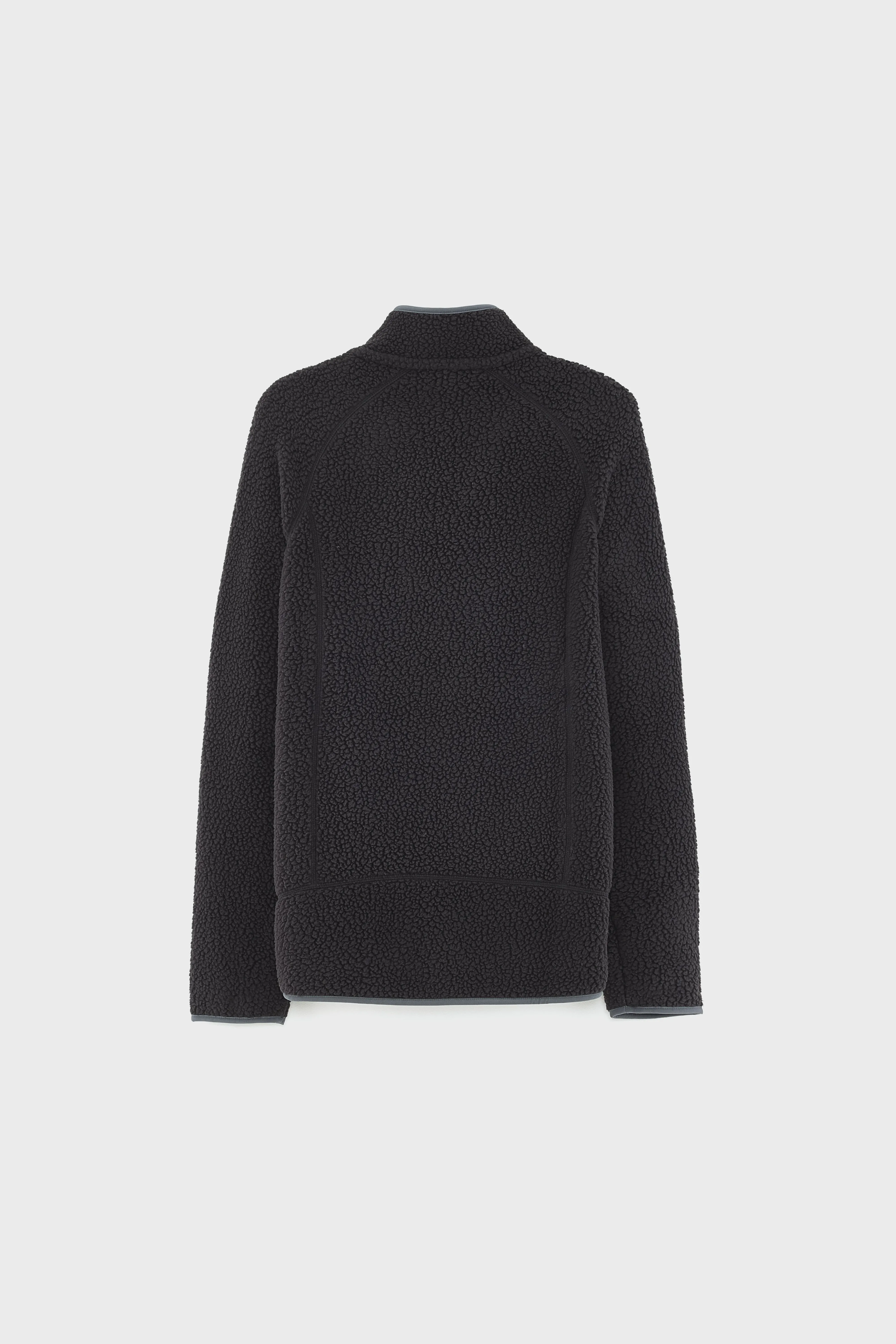 Bellerose Men's Retro Pile Fleece Jacket  (252 / M / BLACK)