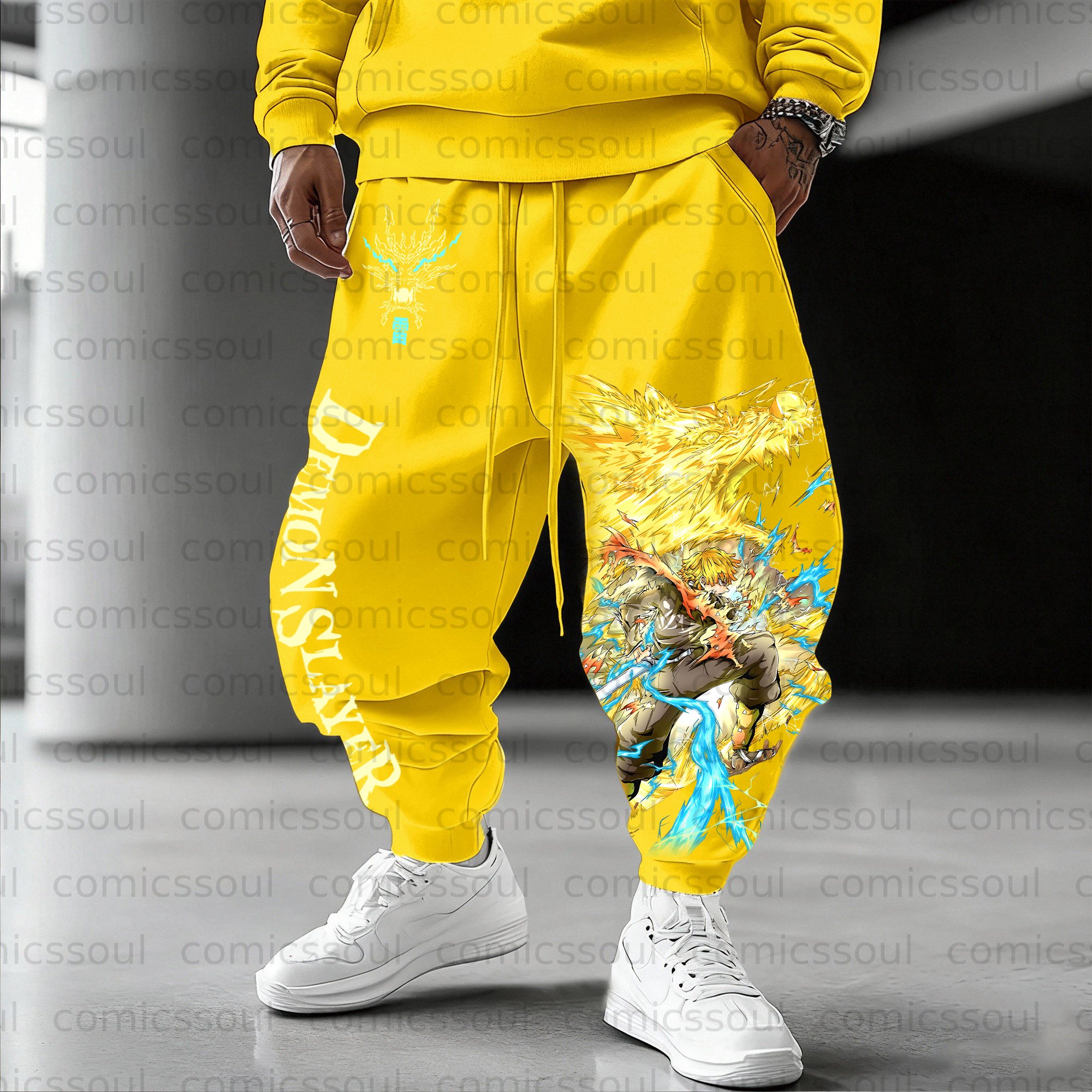 Unisex Anime Inspired Vintage Pants