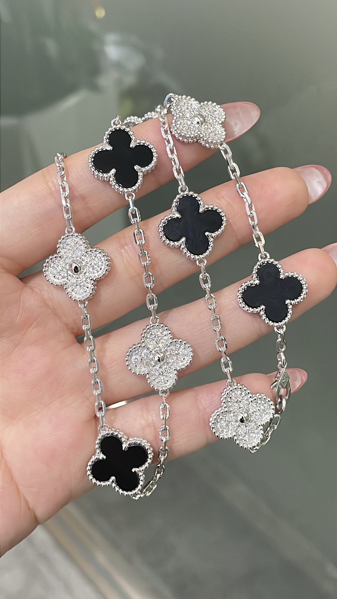 VCA Vintage Alhambra Necklace, 10 Motifs - Original Replica Club