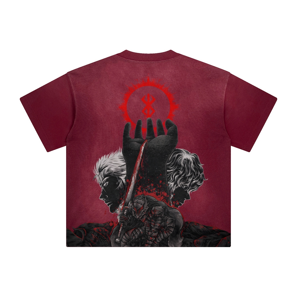 Unisex Anime Inspired Vintage T-Shirt TeeThreads Sustain the Scene with Custom Apparel