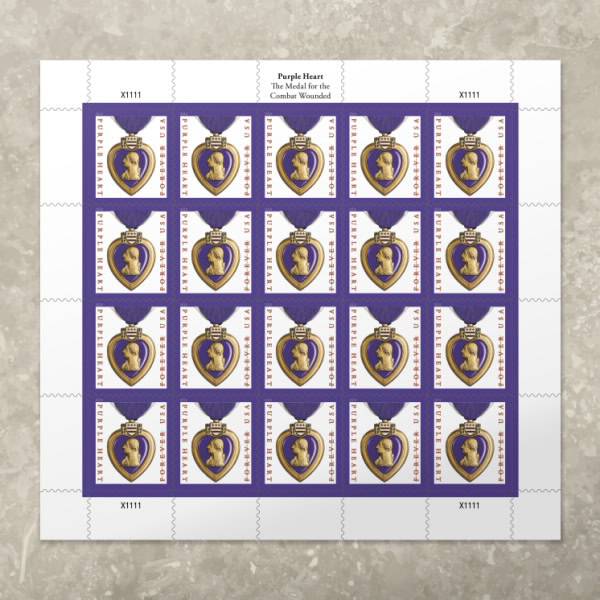 Purple Heart Medal 2019 Forever Stamps