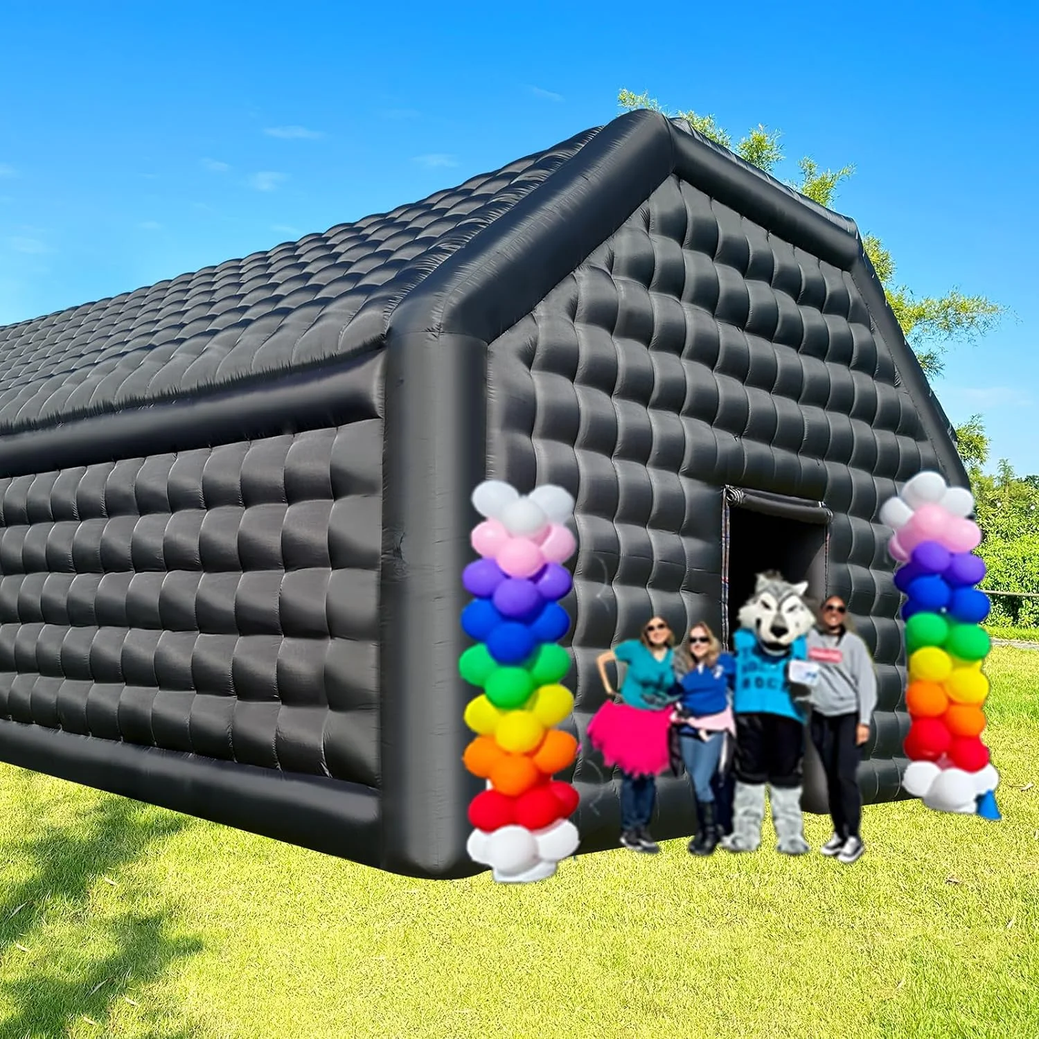 WARSUN 60 Person Large inflatable Party Tent with Disco Cube - Image 6