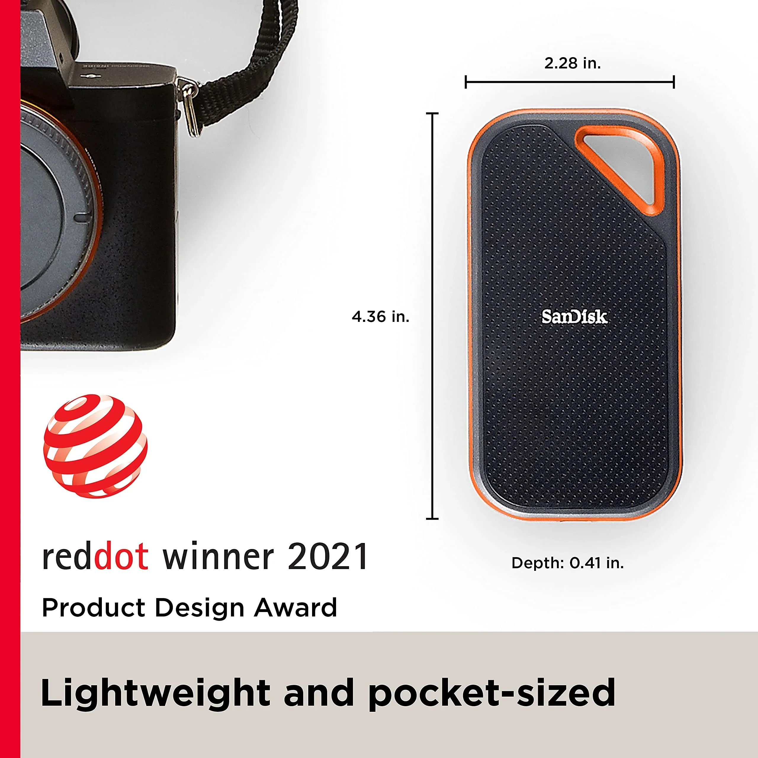 SanDisk 1TB Extreme PRO Portable SSD - Up To 2000MB/s - Image 3 SanDisk 1TB Extreme PRO Portable SSD - Up To 2000MB/s - Image 3