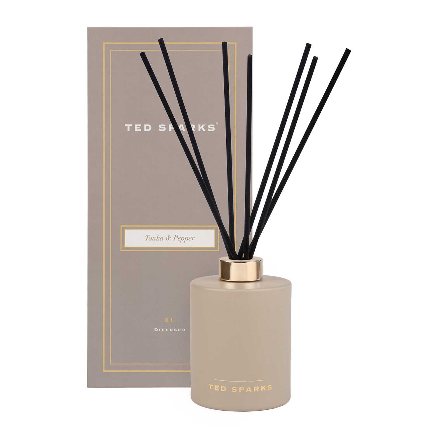 Ted Sparks - Geurstokjes Diffuser XL - Tonka & Pepper