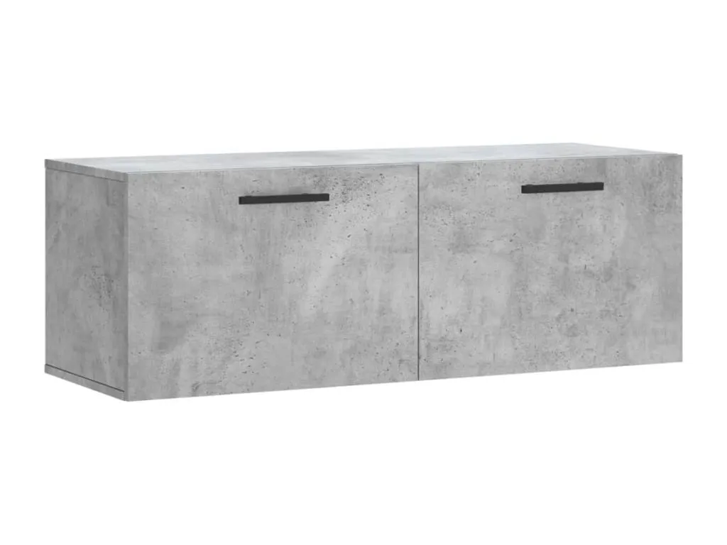 Decocasaes Armario de pared Decocasaes ingeniería gris hormigón 100x36.5x35 cm 50760ylwm