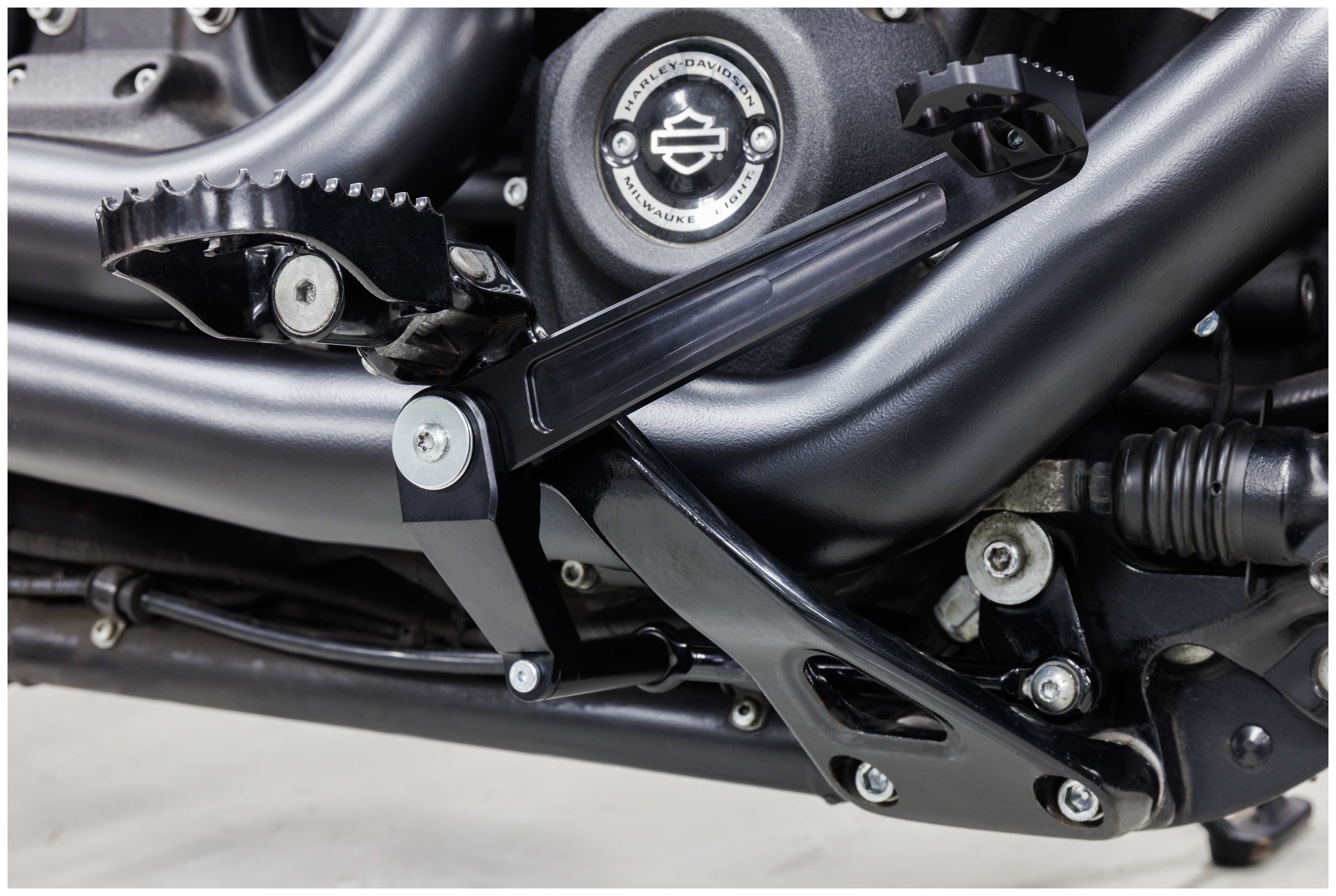 SportsBikeShop S&S Cycle Mid Control Brake lever Kit for Harley Softail 2018-2025