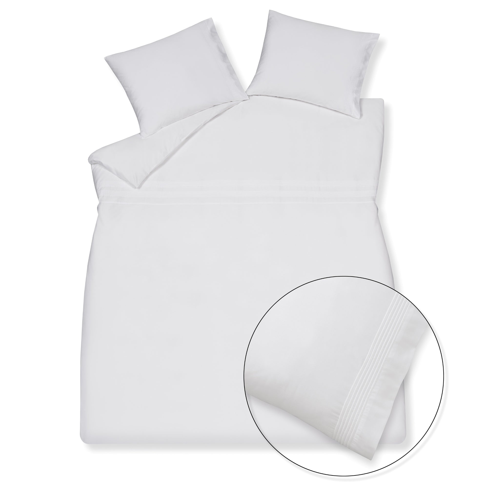 Purity Portofino Dekbedovertrek   140 x 200 220 cm   Wit