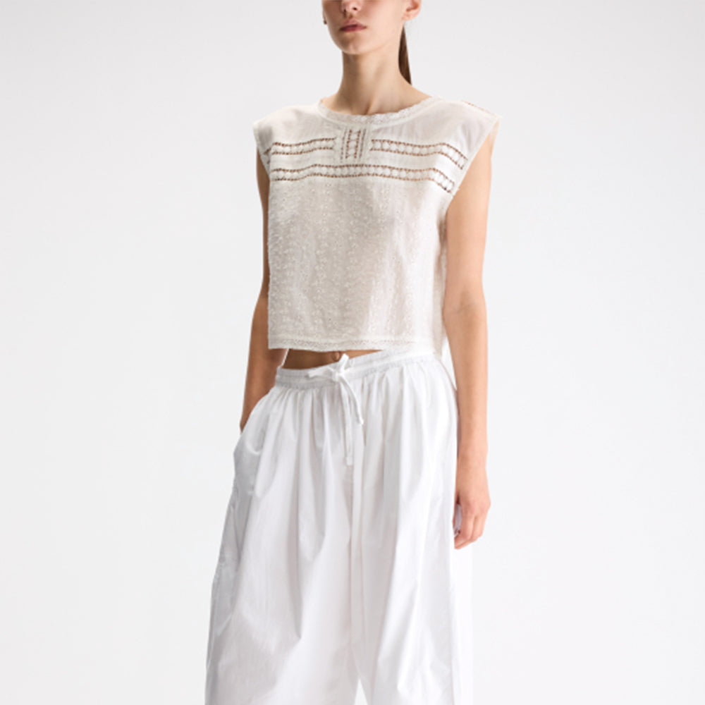 Bellerose - Top Donna - Blanc