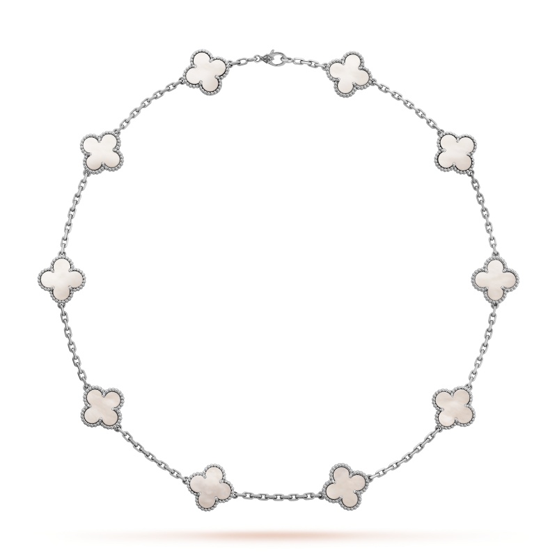 Replicate Vintage Alhambra necklace, 10 motifs(1:1 replica) - Original Replica Club