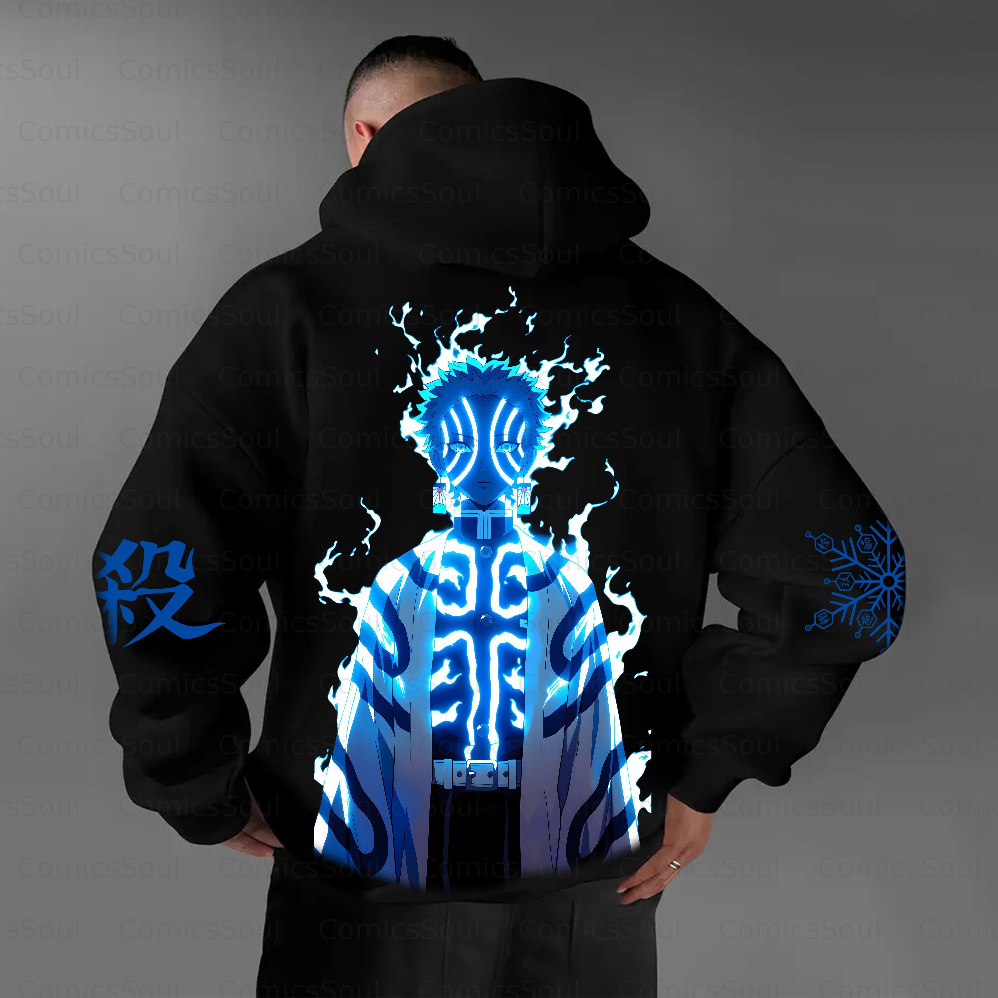 Unisex Anime Graphic Streetwear Vintage Plush Hoodie| KNY