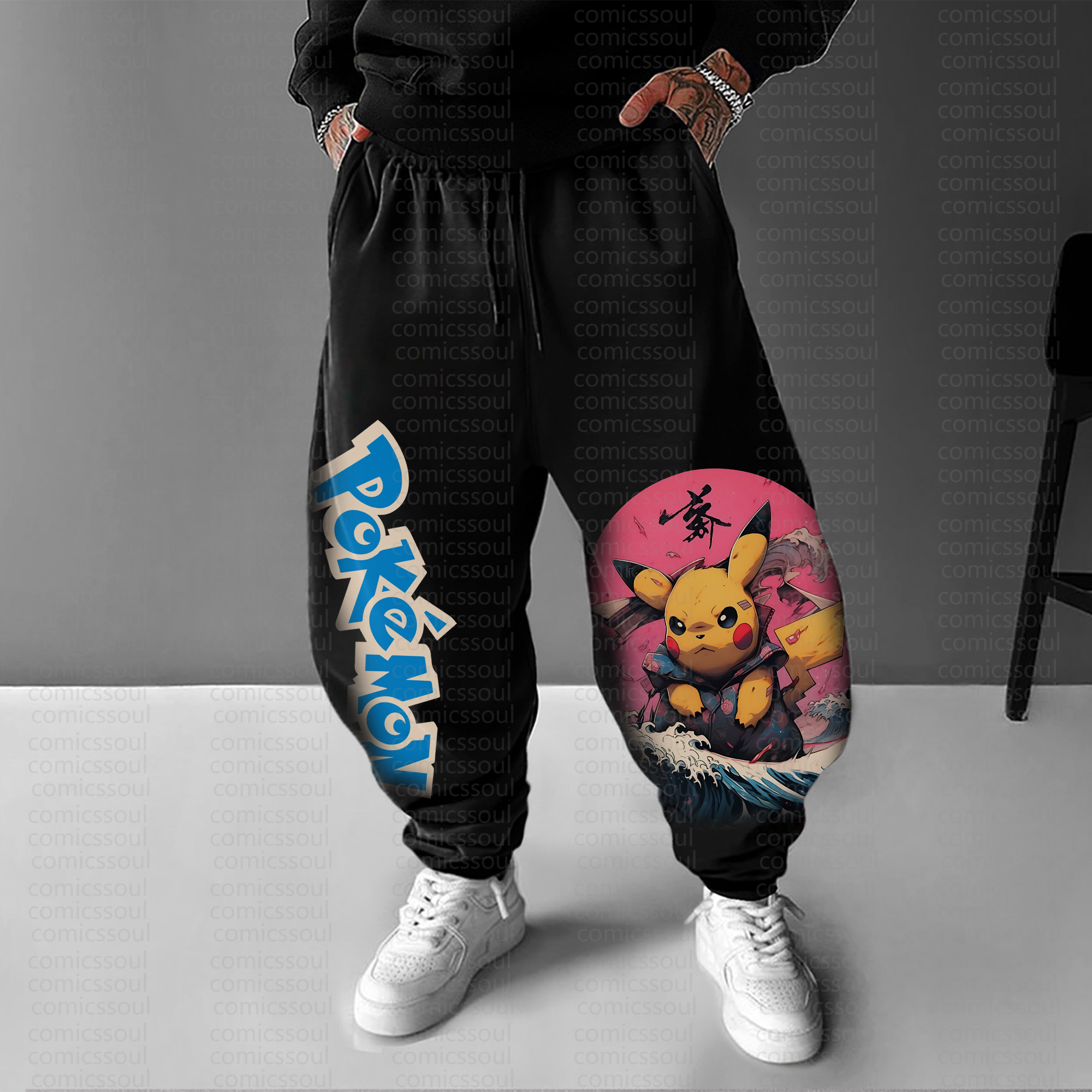 Unisex Anime Inspired Vintage Pants丨Comicssoul