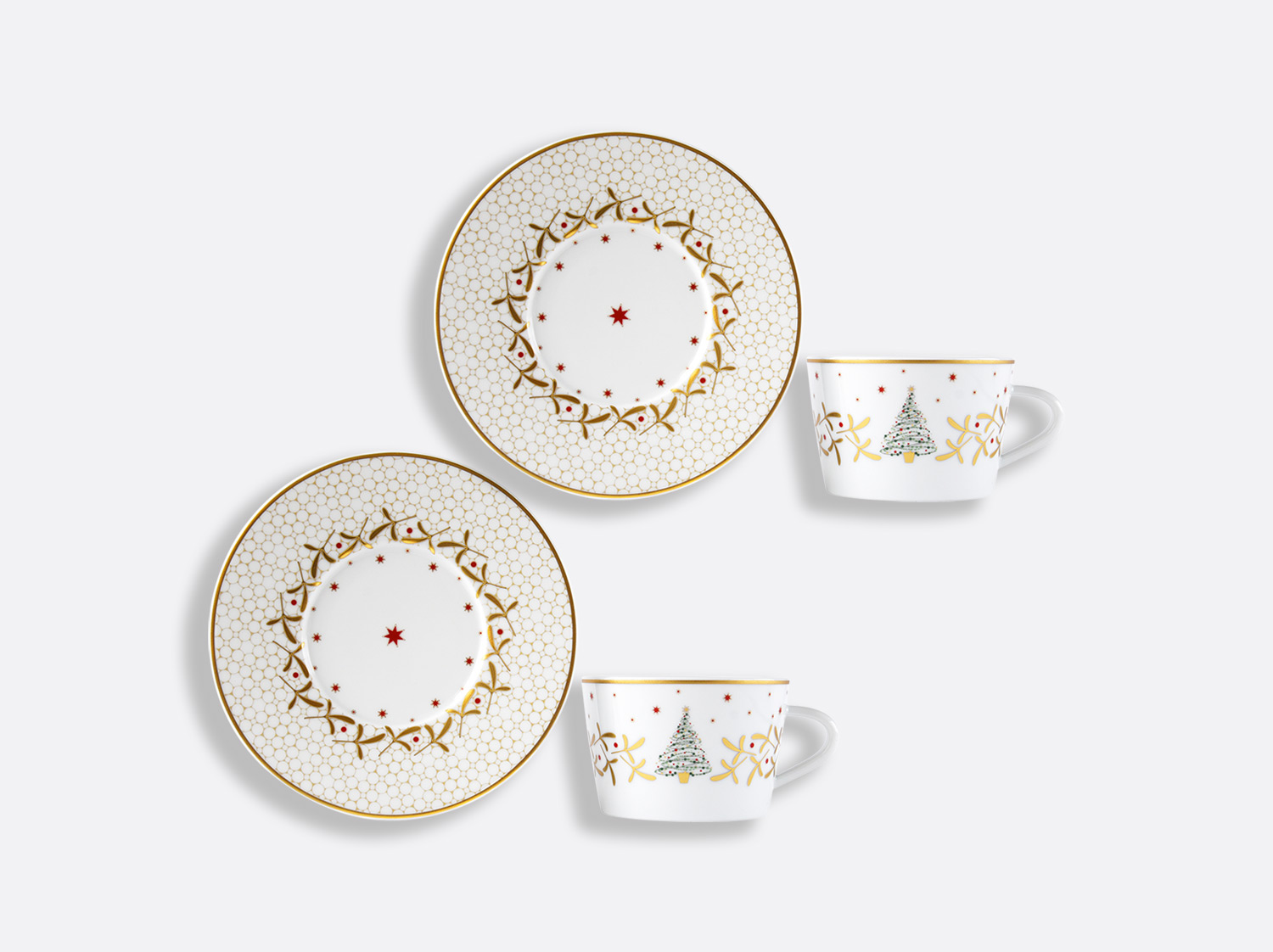 Coffret de tasses & soucoupes thé 13 cl