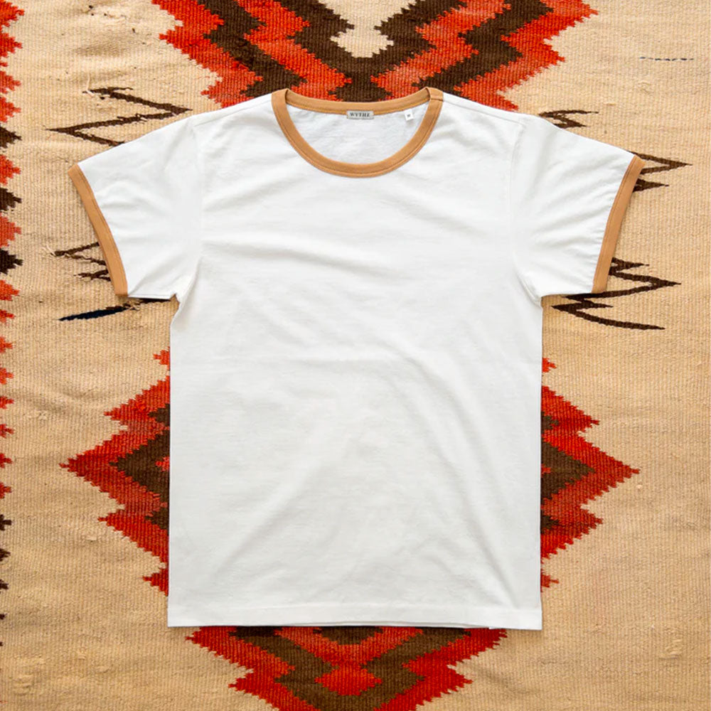Wythe - T shirt Tubular Ringer - Abricot