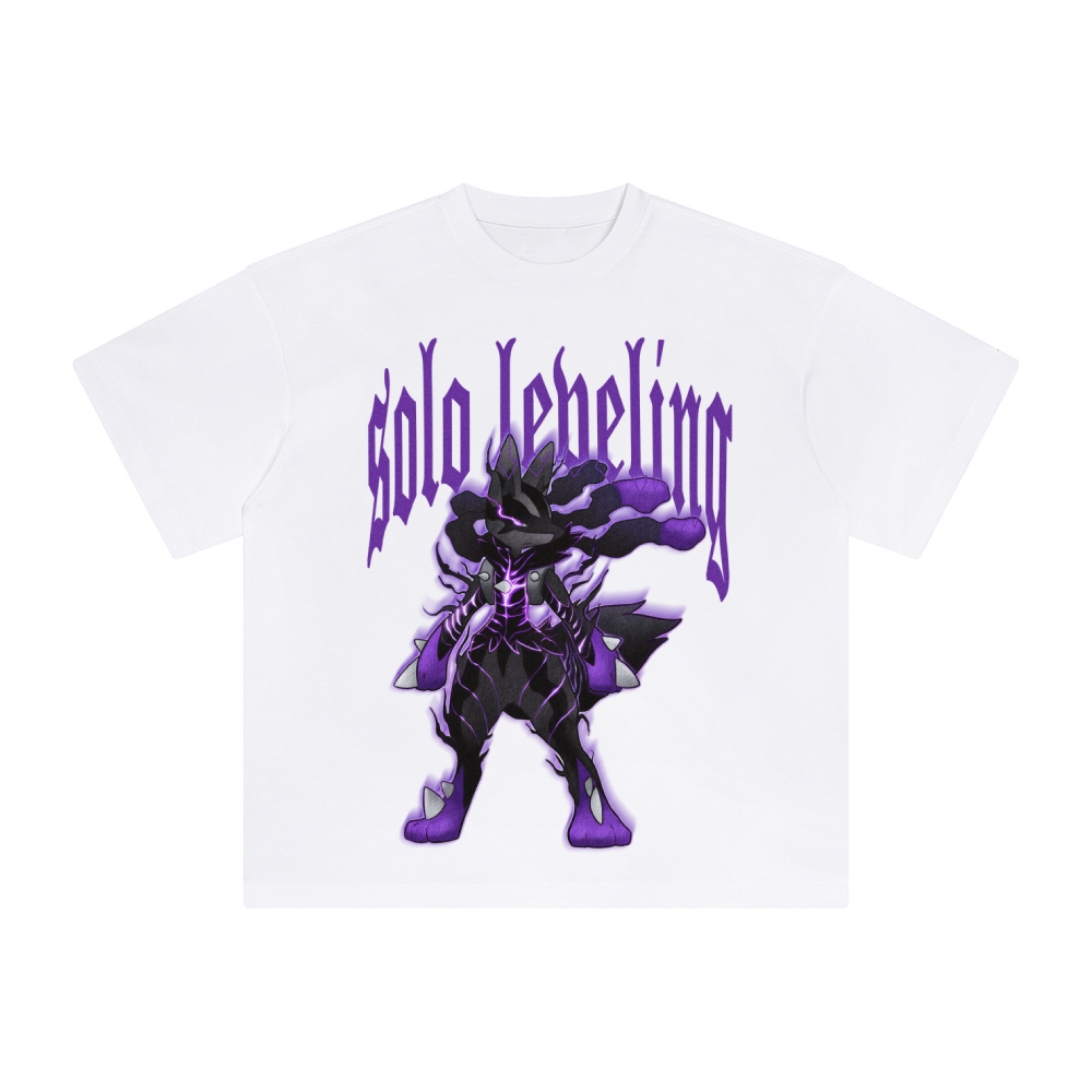 Unisex Anime Inspired Washed  Vintage T-Shirt