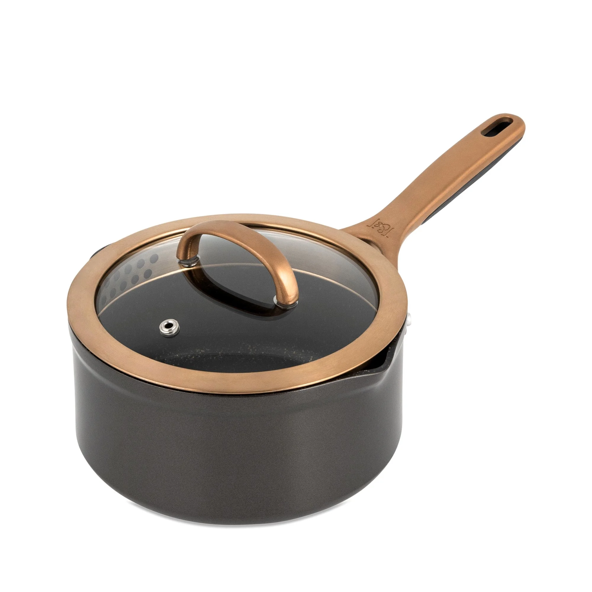 Thyme & Table Supreme 12-Piece Non-Stick Cookware Set, Pots and Pans Set- Bronze - Image 17