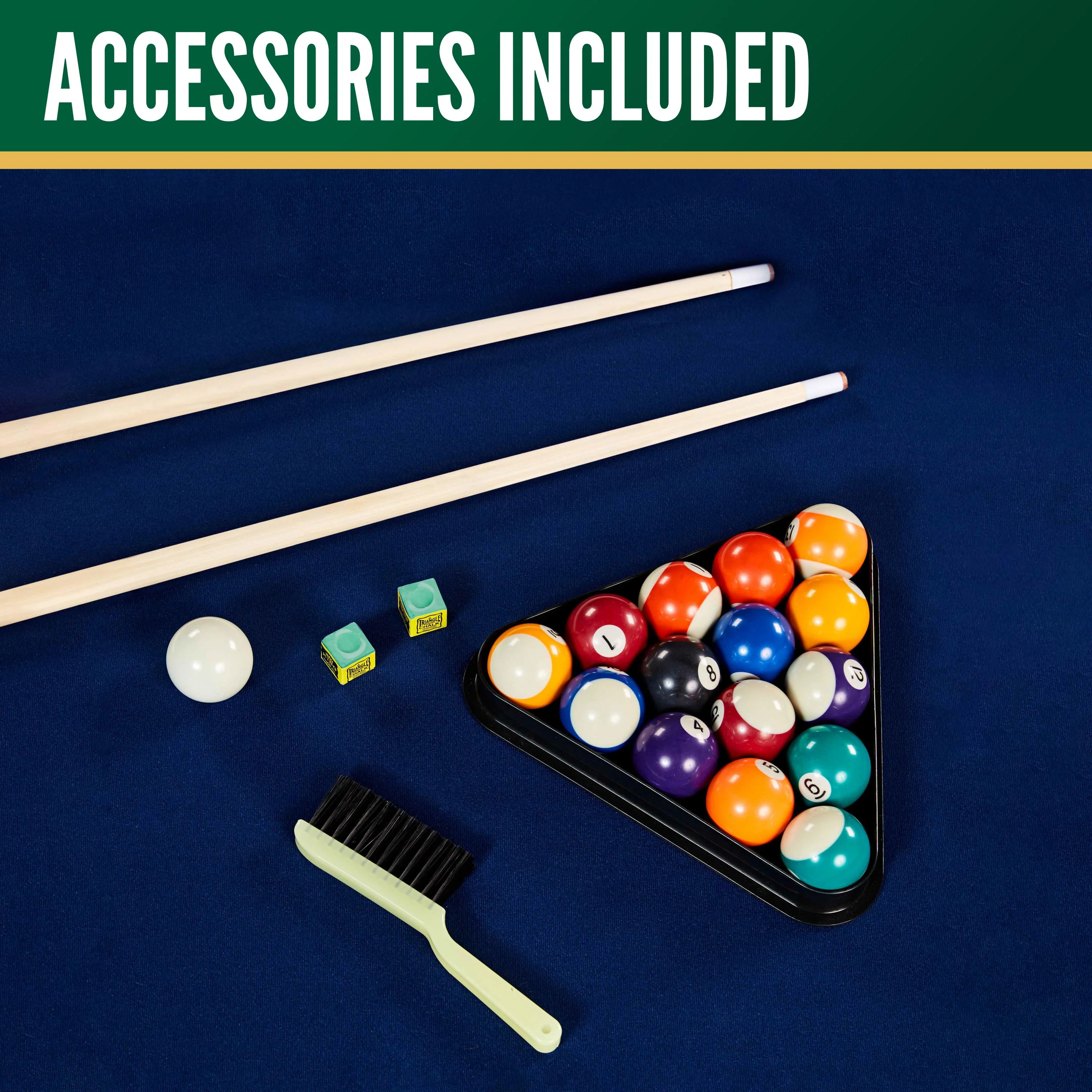 Thornton 7 ft Arcade Billiard Table with Pool Ball and Cue Stick Set (84 in x 48 in) - Image 8