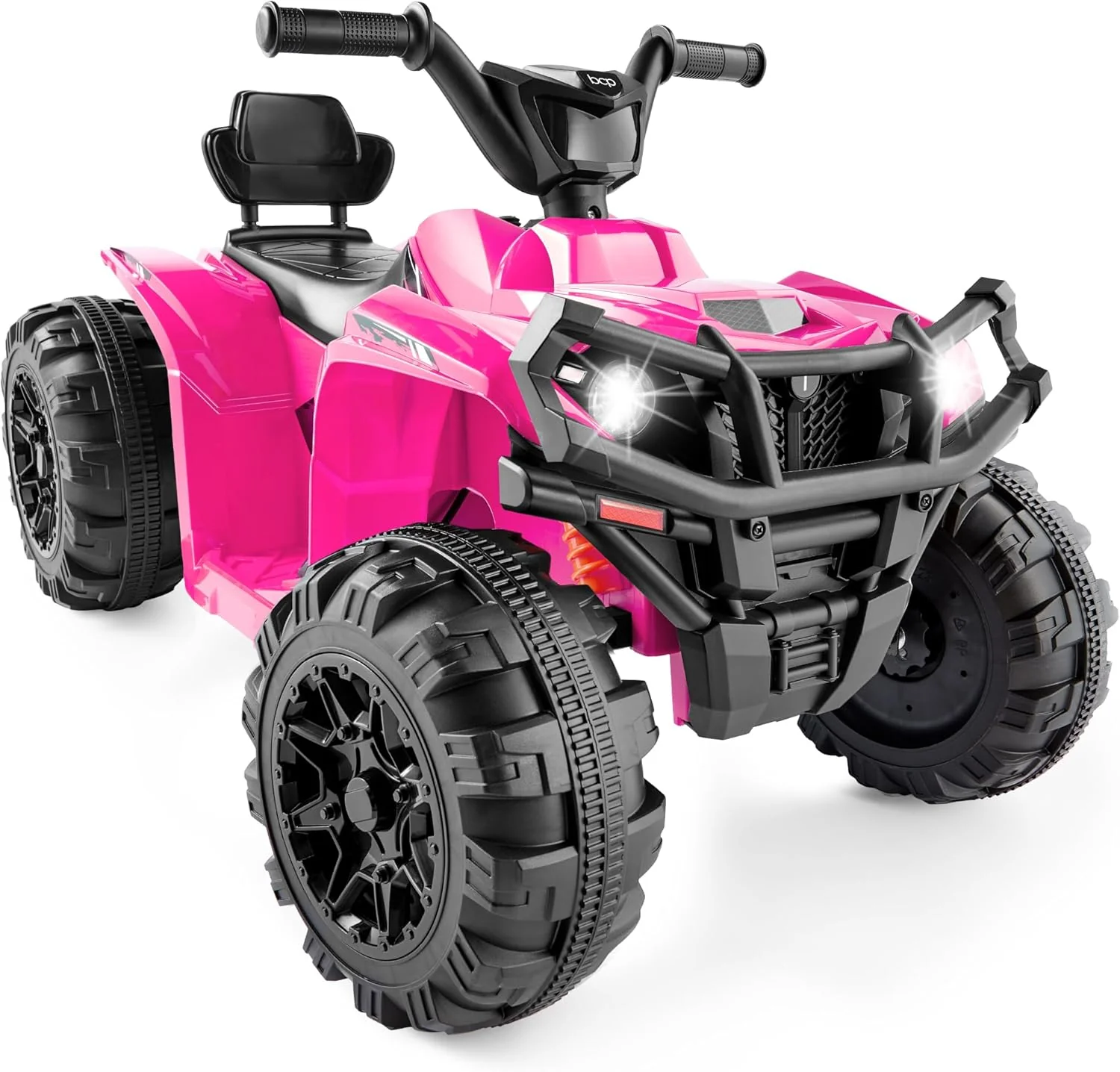 Best Choice Products 12V Kids Ride-On Electric ATV, 4-Wheeler Quad Car Toy w/Bluetooth Audio, 2.4mph Max Speed, Treaded Tires, LED Headlights, Radio