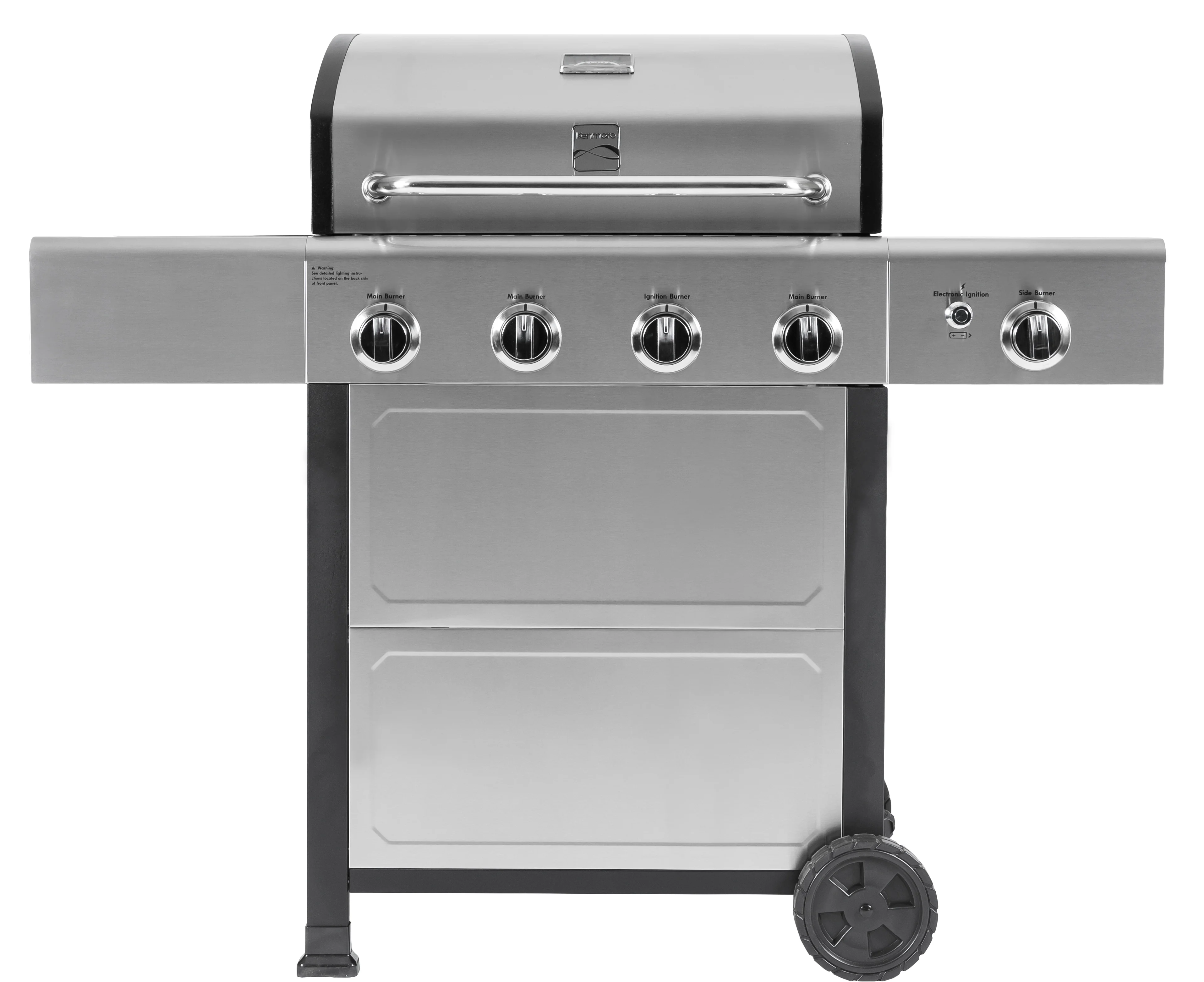 Kenmore BBQ Propane Gas Grill - 5 Burners with Side Burner & Searing Zone, 644 Sq. In. Stainless Steel Grill, 66,000 BTU, Ideal for Outdoor Cooking, Patio & Backyard, Black - Image 22