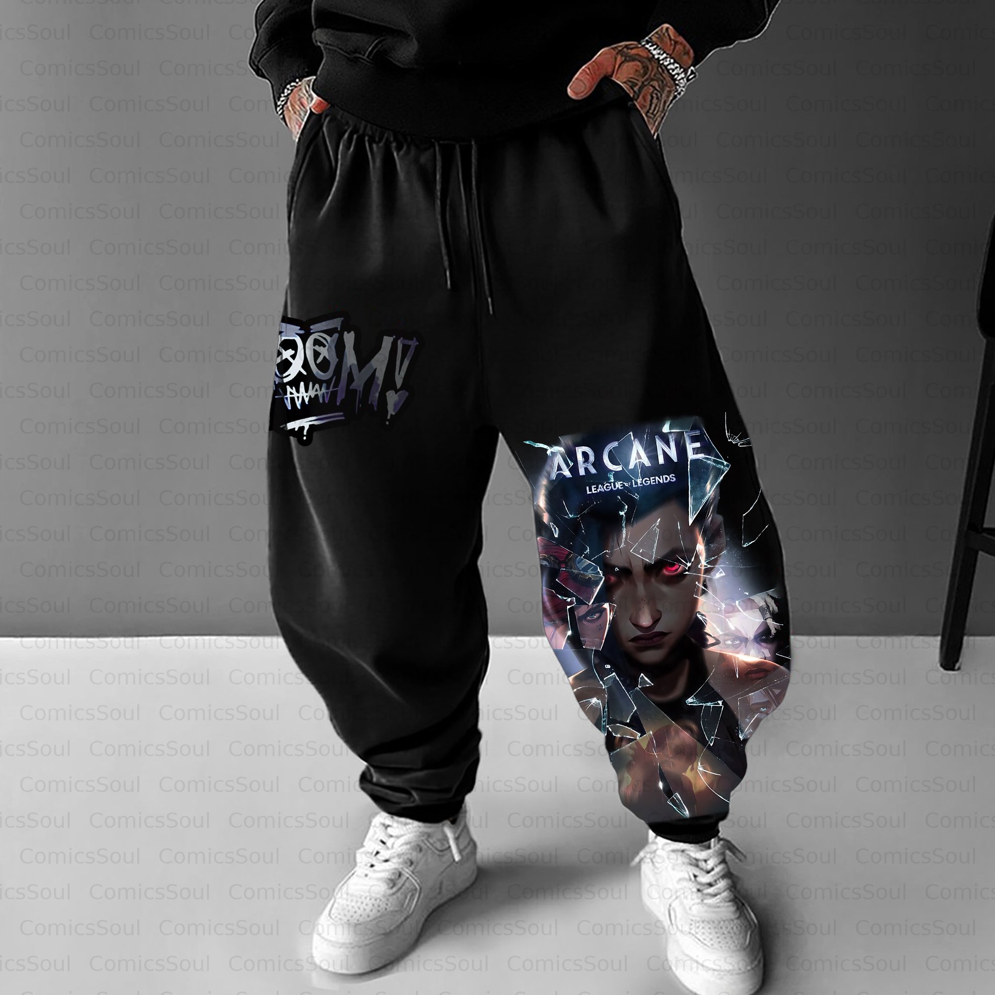 Unisex Casual Anime Streetwear Pant