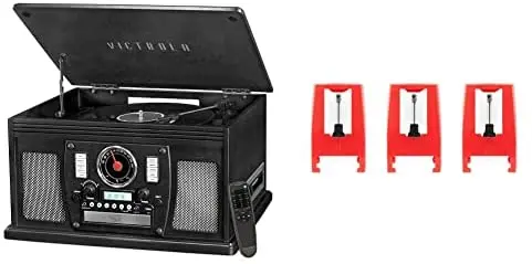 Victrola 8-in-1 Bluetooth Record Player With Built-In Speakers And Wireless Streaming - Image 9 Victrola 8-in-1 Bluetooth Record Player With Built-In Speakers And Wireless Streaming - Image 9
