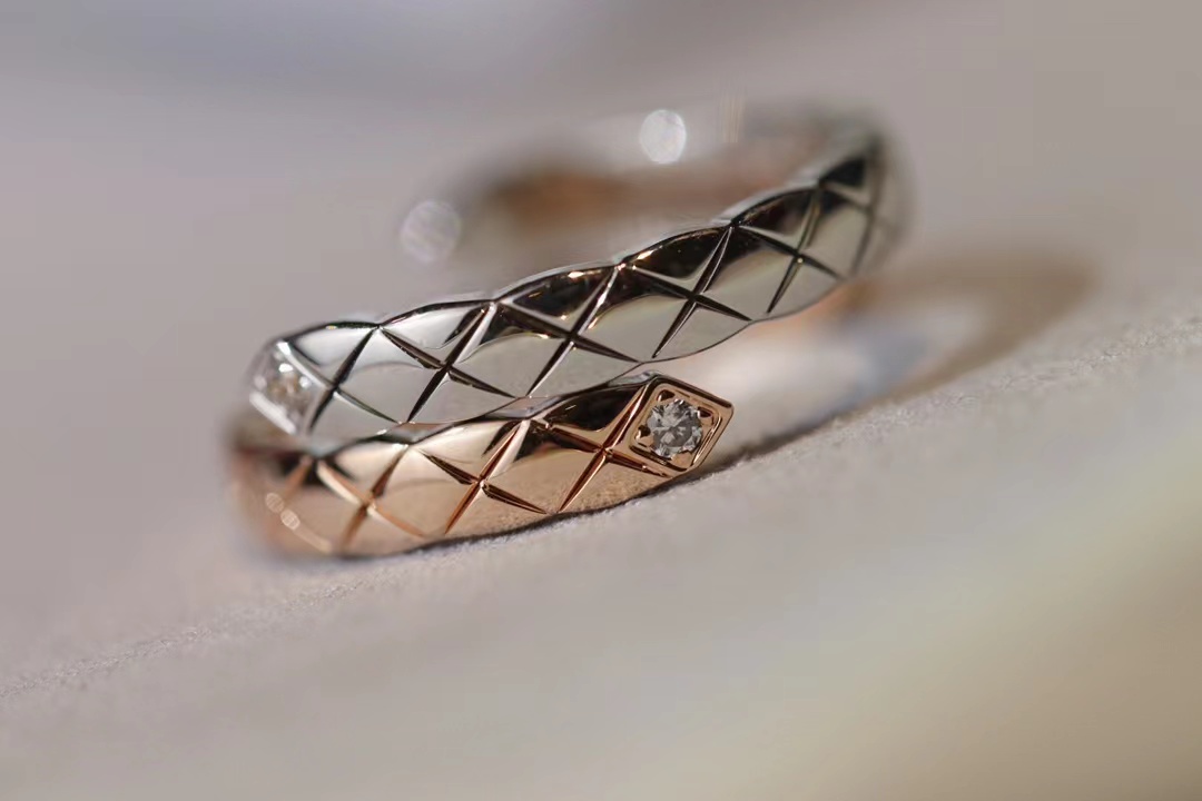 Chanel Mixed Color Coco Crush Toi et Moi Ring - Small Version - Original Replica Club