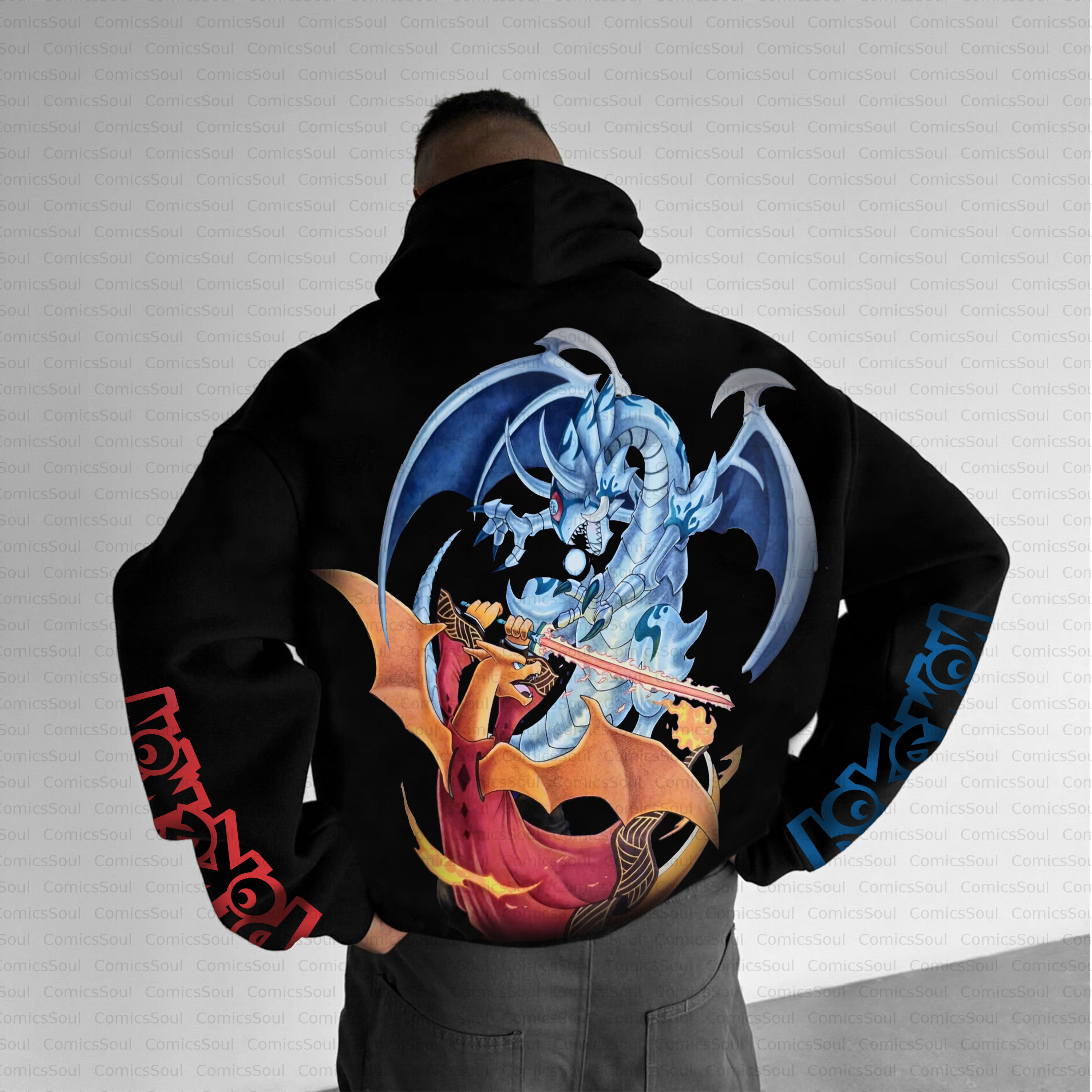 Unisex Anime Inspired Vintage Plush Hoodie