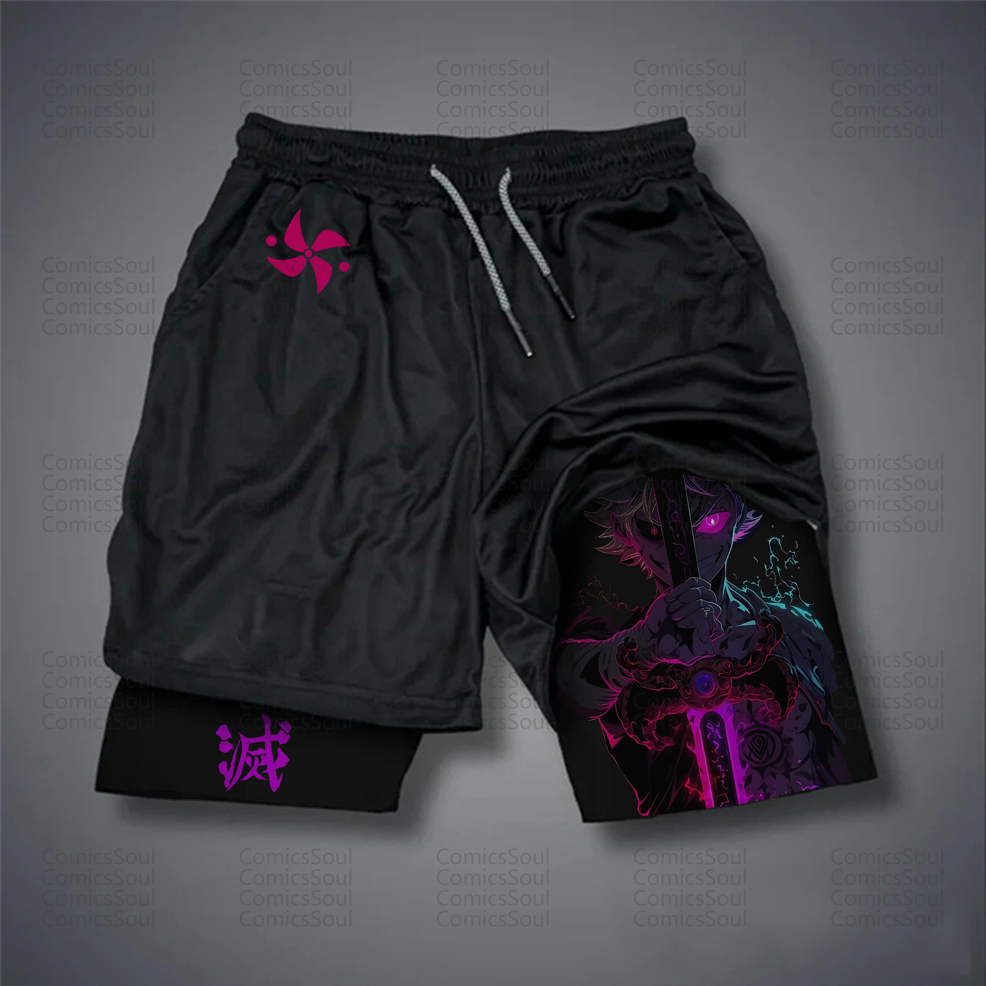 Unisex “ Comicssoul” Casual Streetwear Shorts