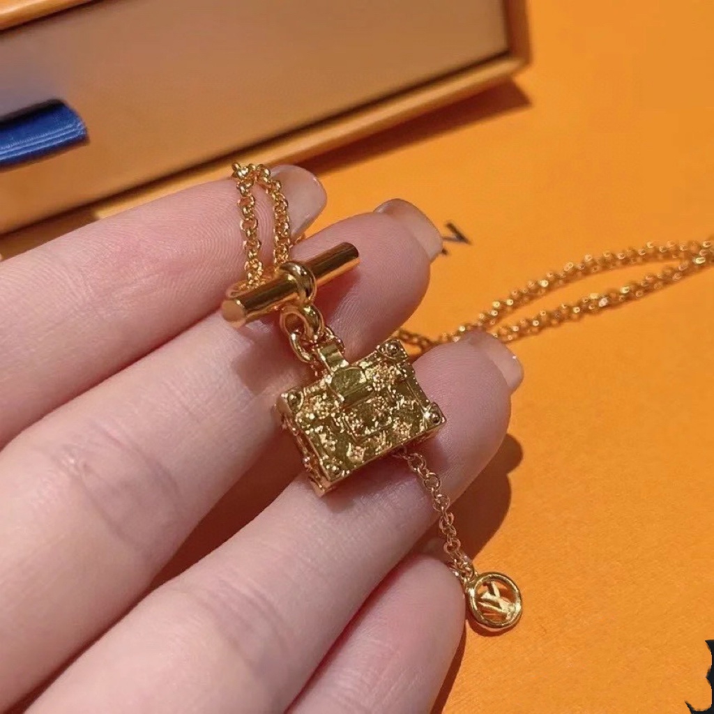Louis Vuitton Handbag Pendant Necklace - Original Replica Club
