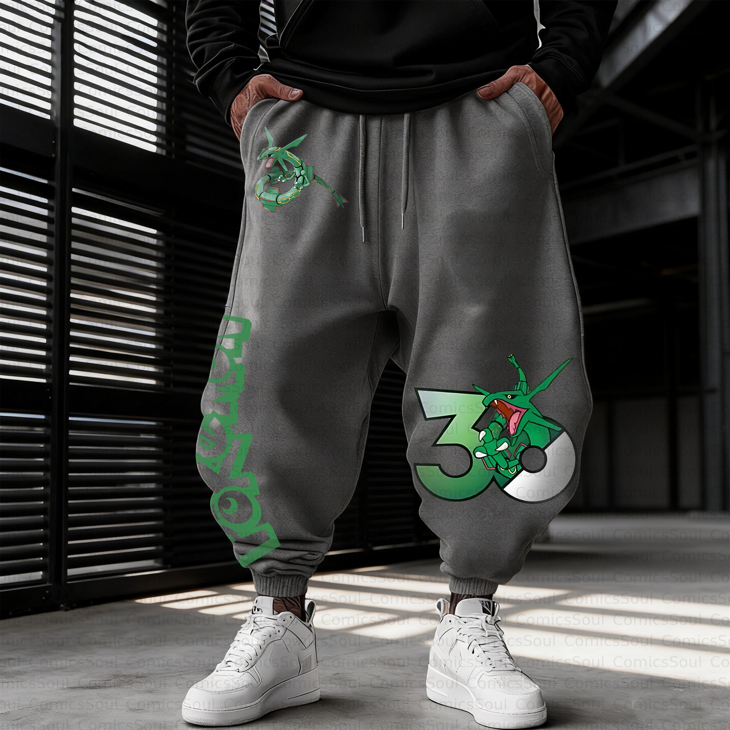 Unisex Casual Anime Streetwear Pant