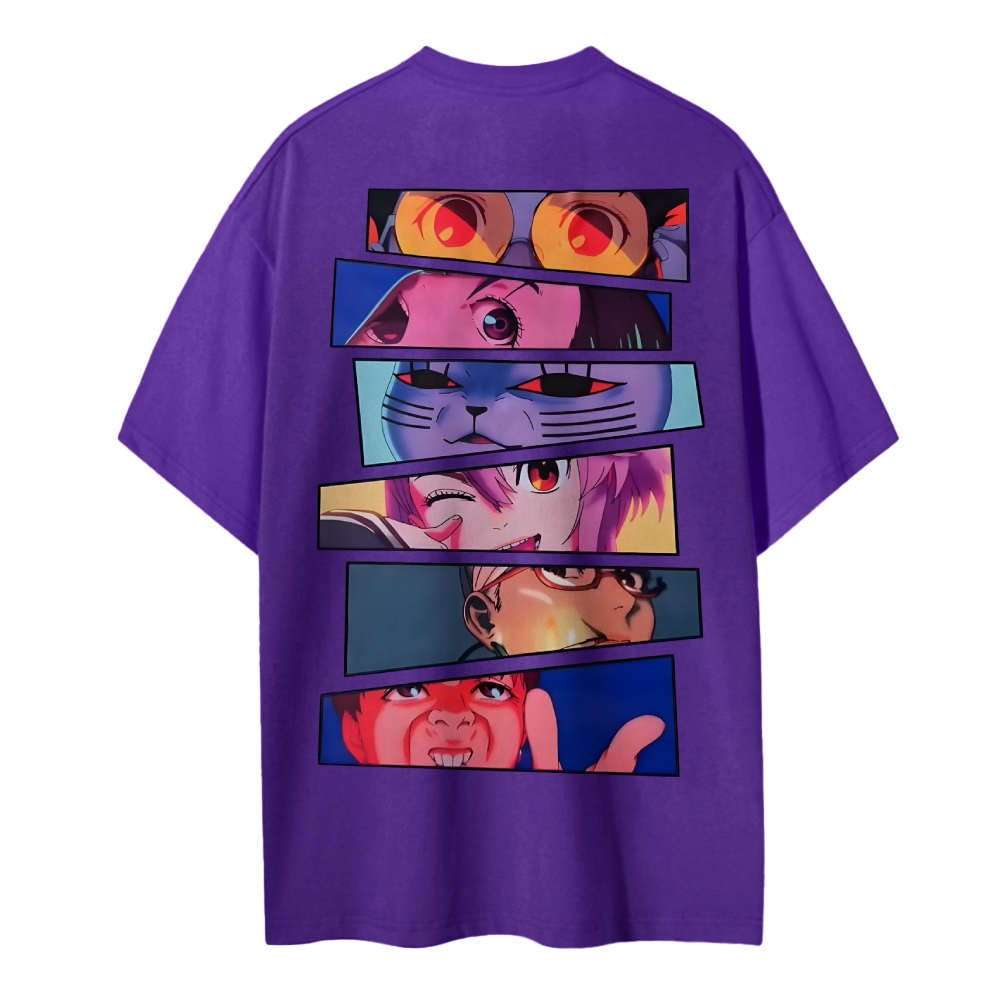 DANDADAN Cotton Unisex Round Neck Anime T-shirt TeeThreads Sustain the Scene with Custom Apparel