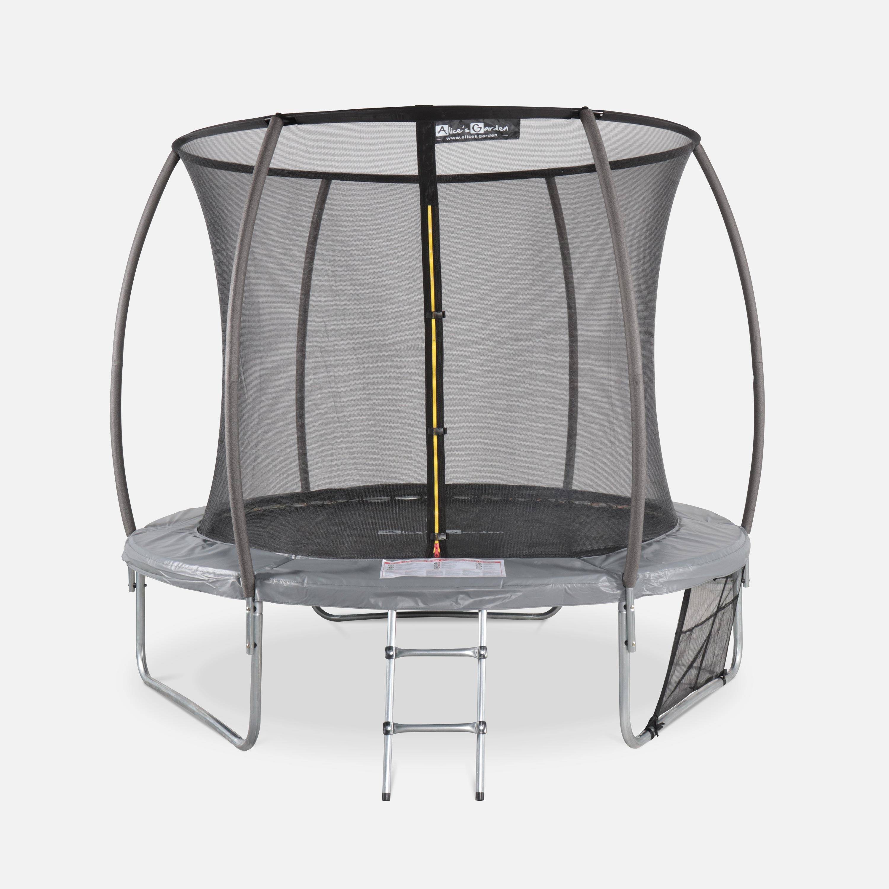 Pluton Inner XXL - Cama elástica red interior con pack de accesorios, 250cm