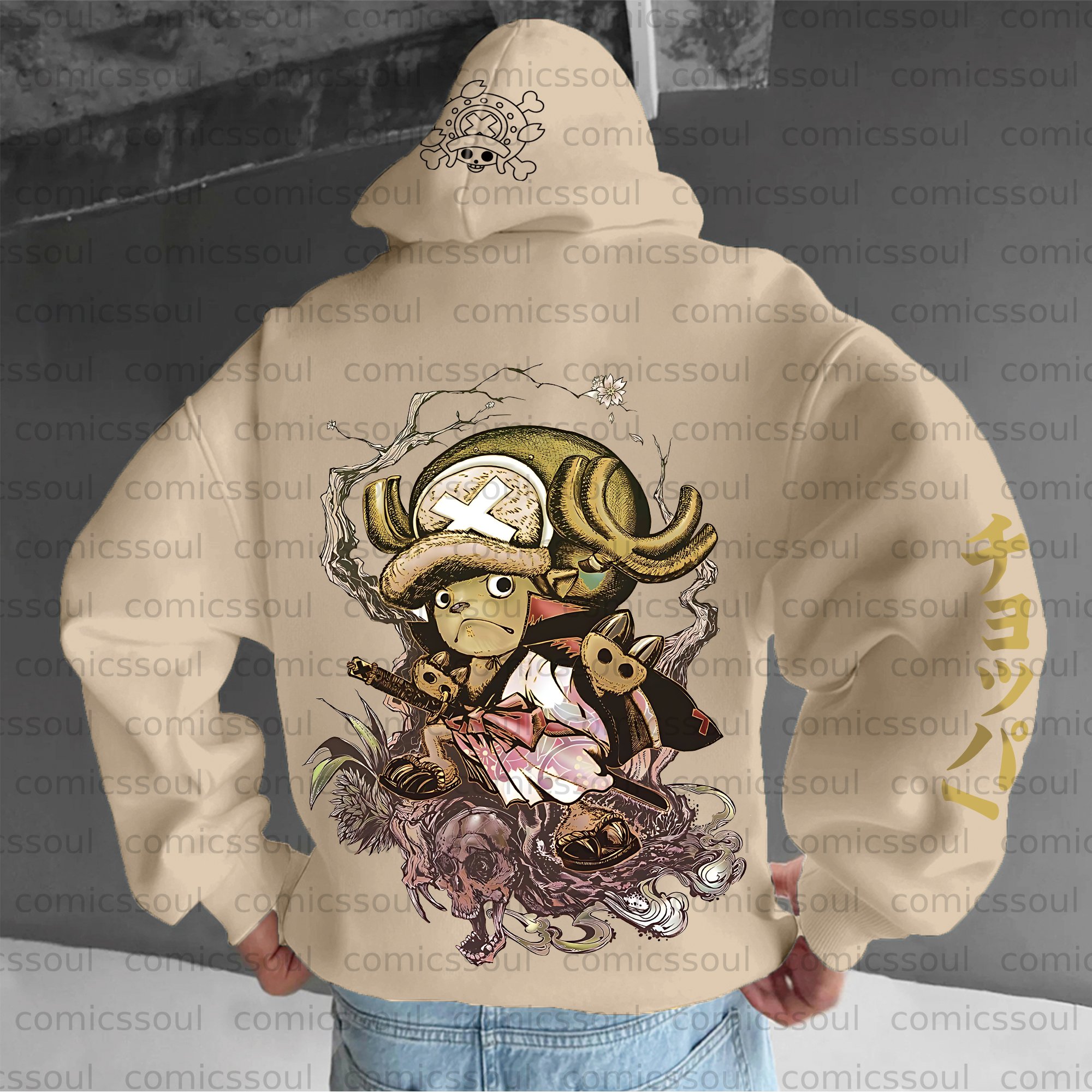 Unisex Anime Graphic Streetwear Vintage Plush Hoodie