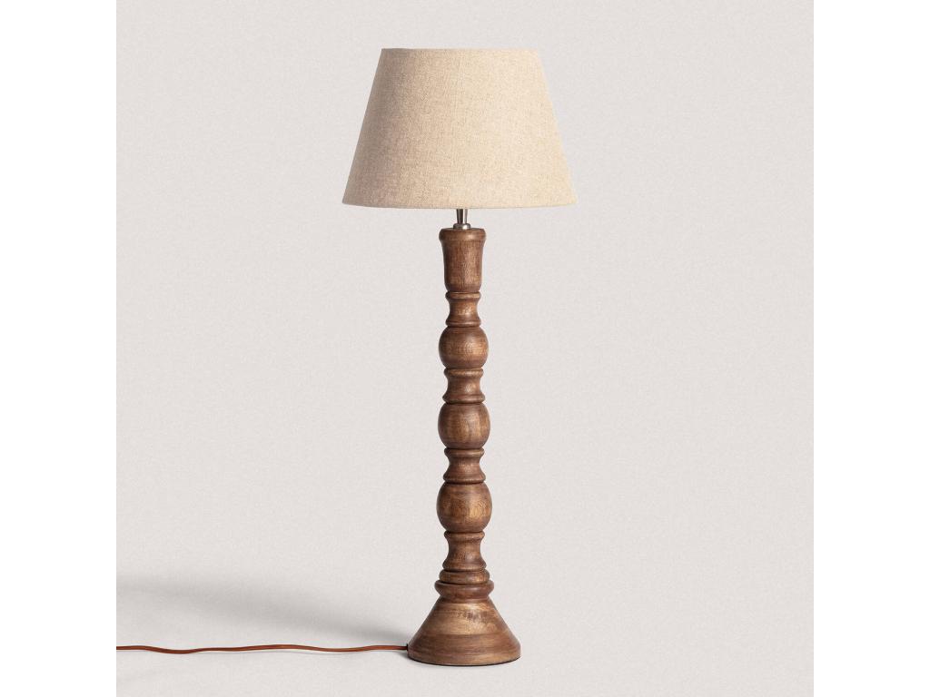 Lámpara de Mesa Madera Anand hogardiseno Marrón claro