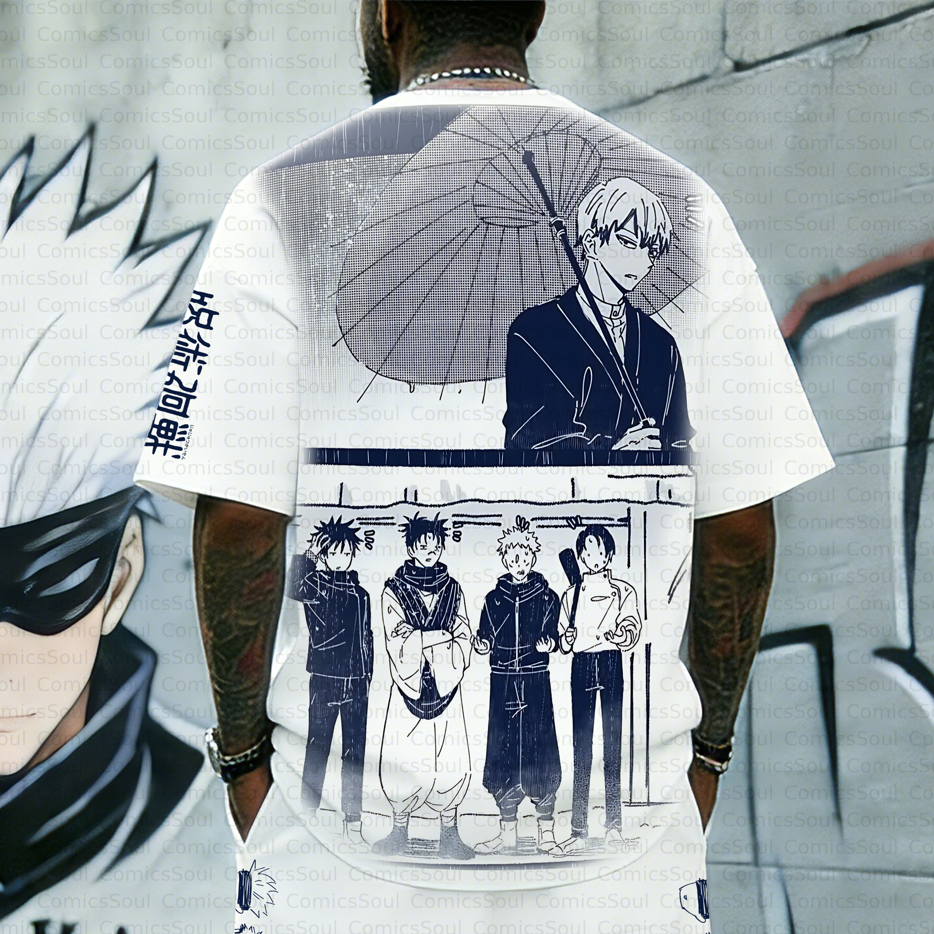 Unisex Anime Inspired Vintage T-Shirt