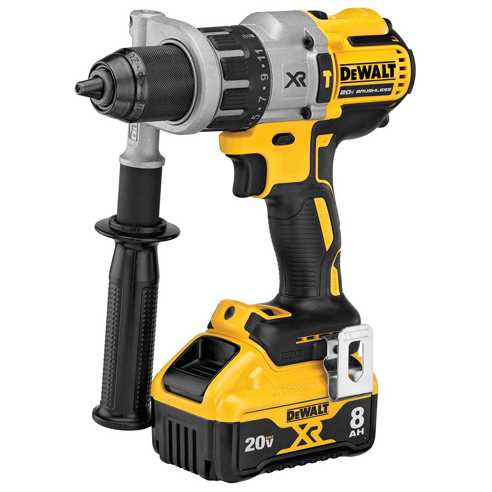 DEWALT 20V MAX XR POWER DETECT 1/2 In Brushless Hammer Drill/Driver Kit - DCD998W1 - Image 2 DEWALT 20V MAX XR POWER DETECT 1/2 In Brushless Hammer Drill/Driver Kit - DCD998W1 - Image 2