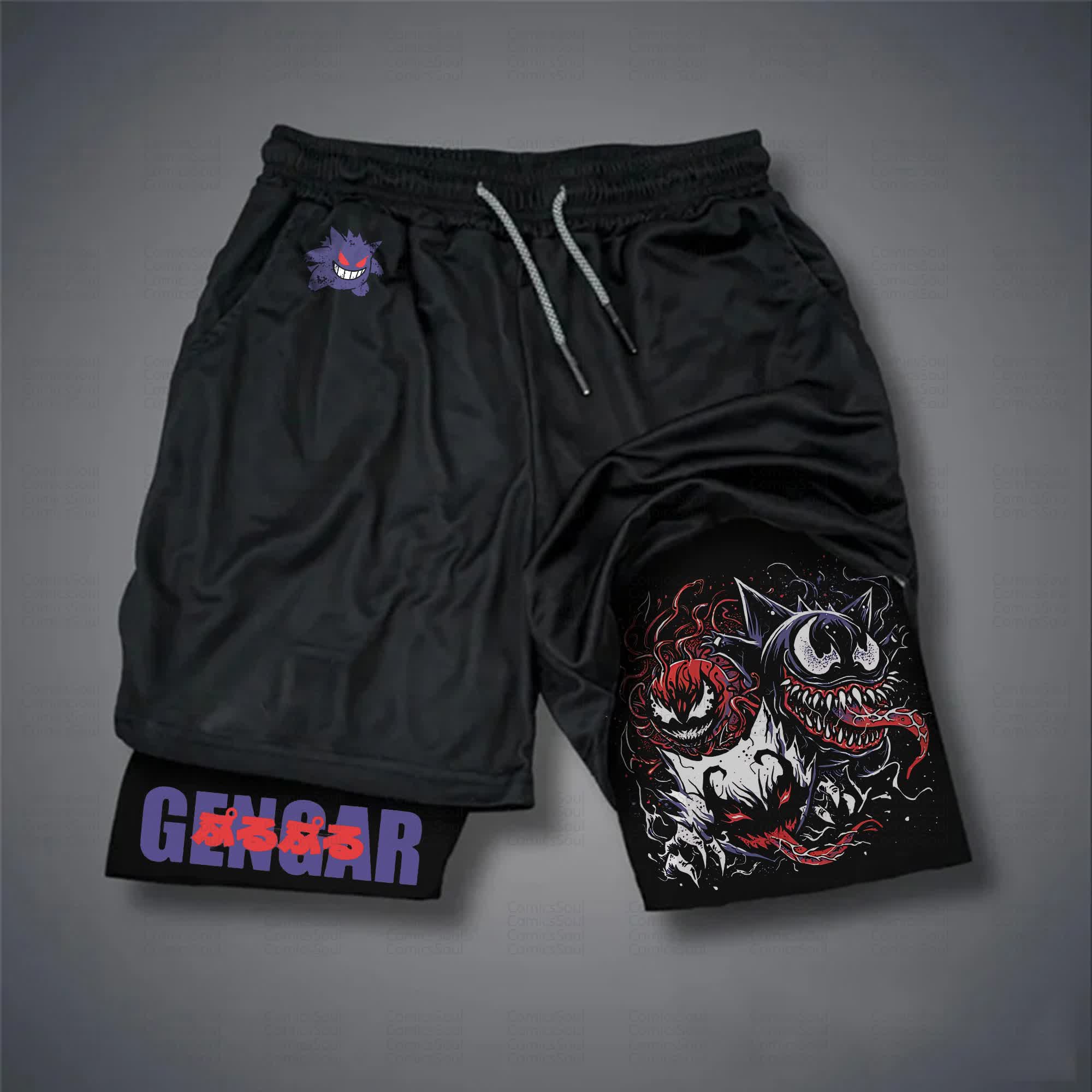 Unisex Casual Anime Streetwear Shorts 丨Comicssoul