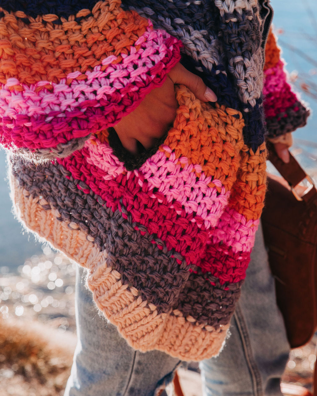 Oh Happy Day Pocketed Knit Cardigan - Se7enfashion