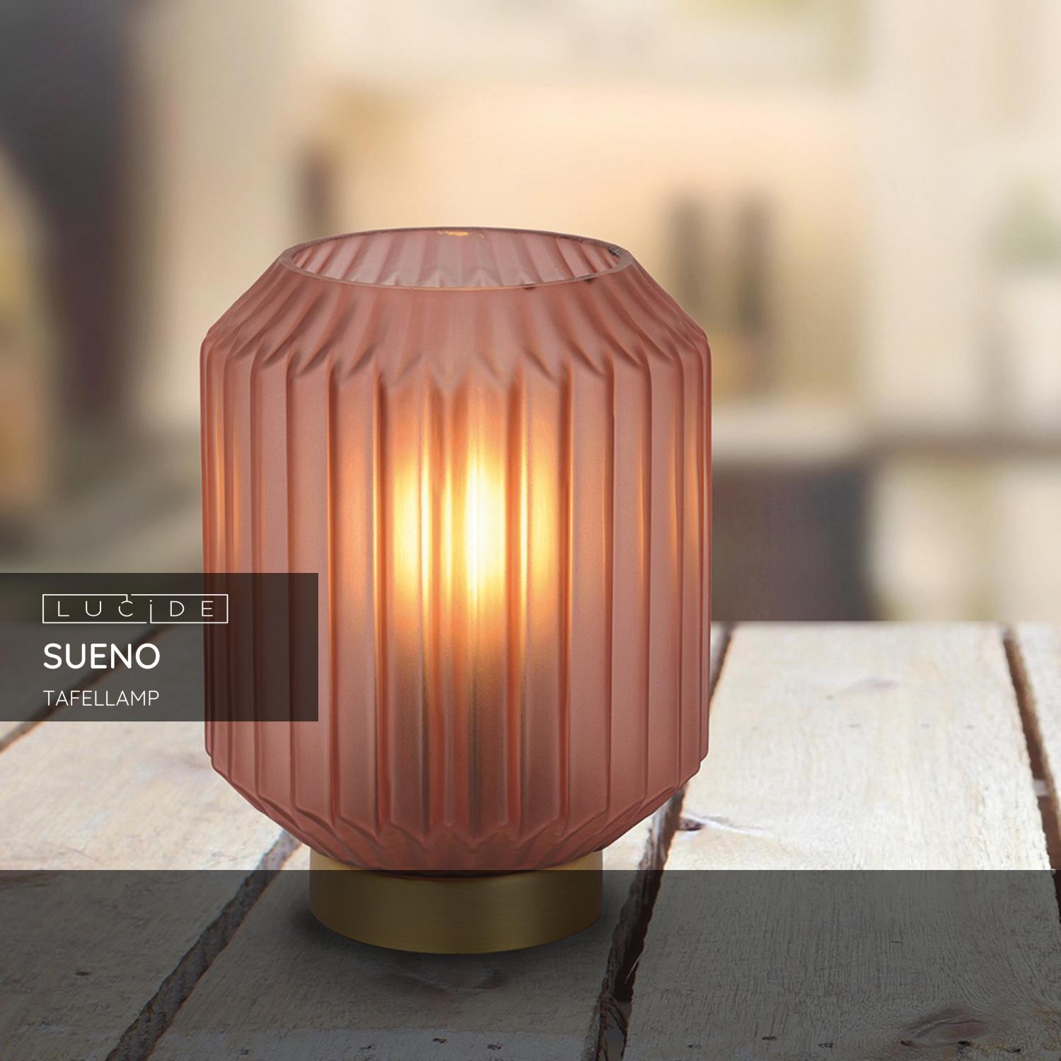 Lucide SUENO Tafellamp - Roze