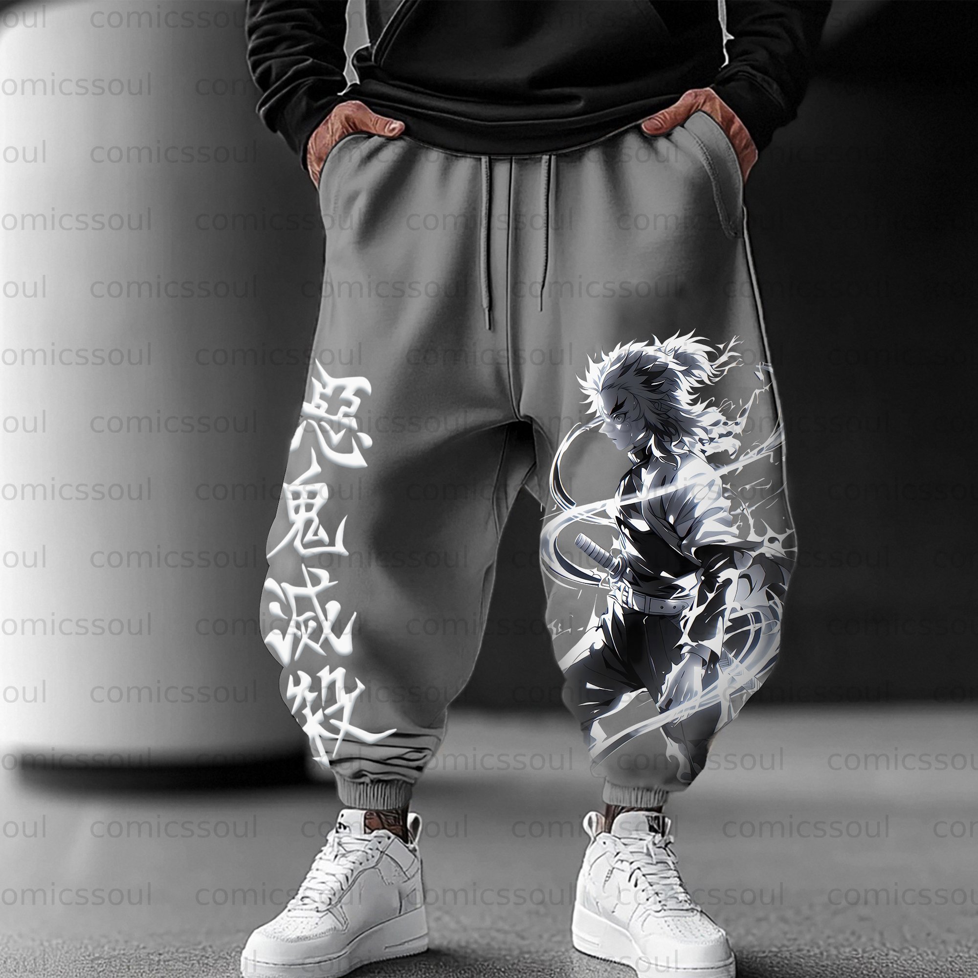 Unisex Anime Inspired Vintage Pants